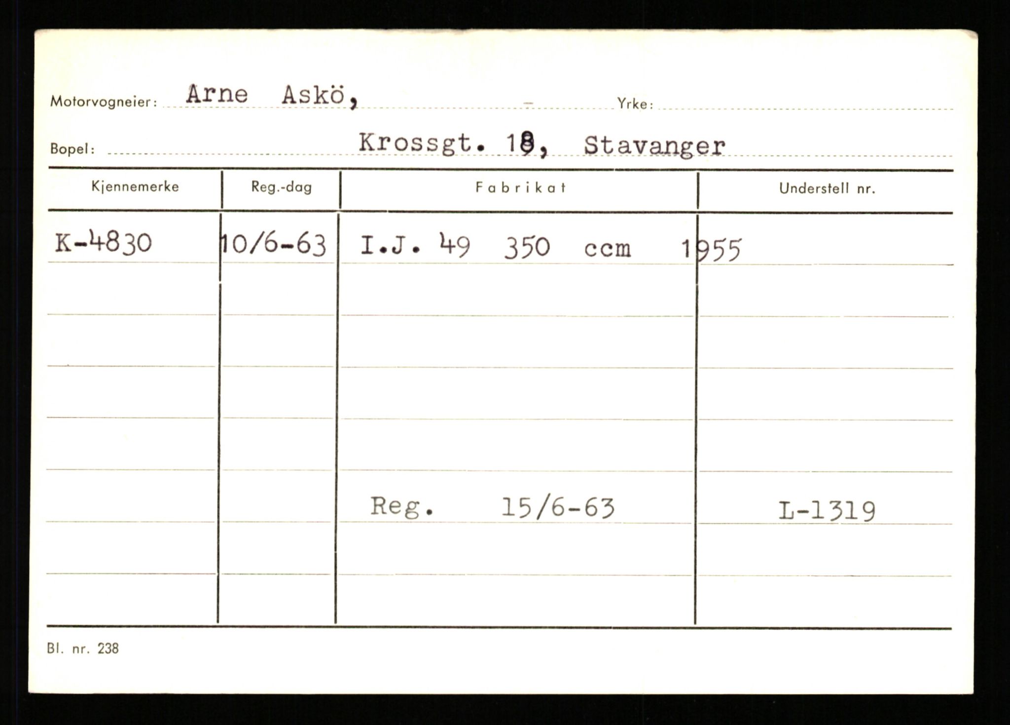 Stavanger trafikkstasjon, AV/SAST-A-101942/0/G/L0001: Registreringsnummer: 0 - 5782, 1930-1971, p. 2863