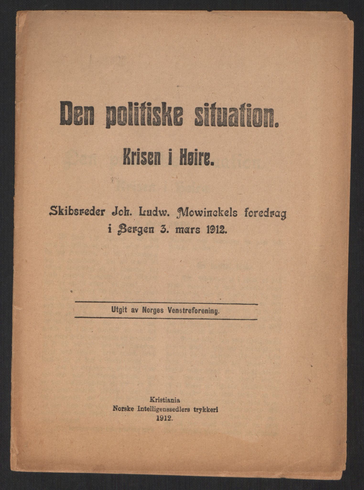 Venstres Hovedorganisasjon, RA/PA-0876/X/L0001: De eldste skrifter, 1860-1936, p. 854