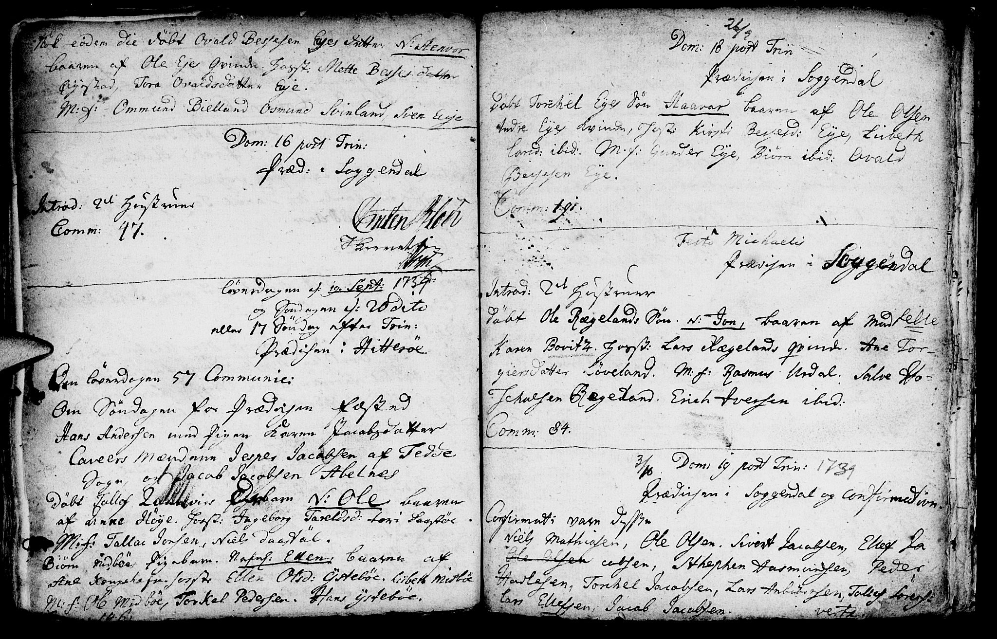 Sokndal sokneprestkontor, AV/SAST-A-101808: Parish register (official) no. A 1, 1729-1740