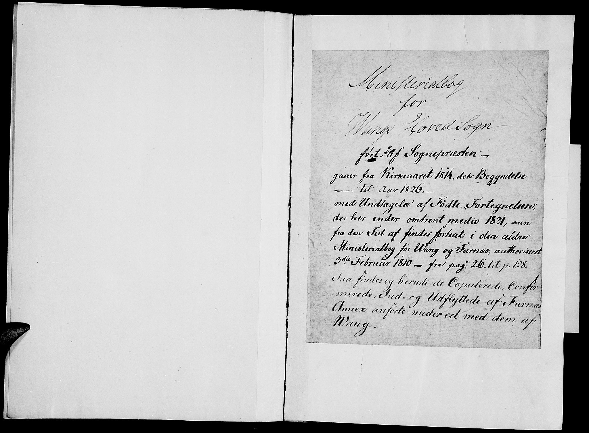 Vang prestekontor, Hedmark, SAH/PREST-008/H/Ha/Haa/L0007: Parish register (official) no. 7, 1813-1826