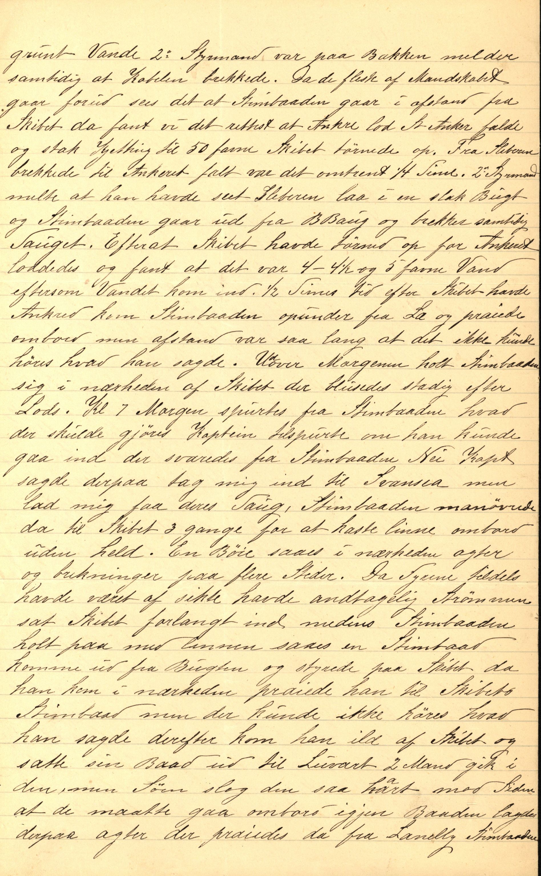 Pa 63 - Østlandske skibsassuranceforening, VEMU/A-1079/G/Ga/L0022/0009: Havaridokumenter / Svend Føyn, Sylvia, Særimner, Magna av Fredrikstad, 1888, p. 22