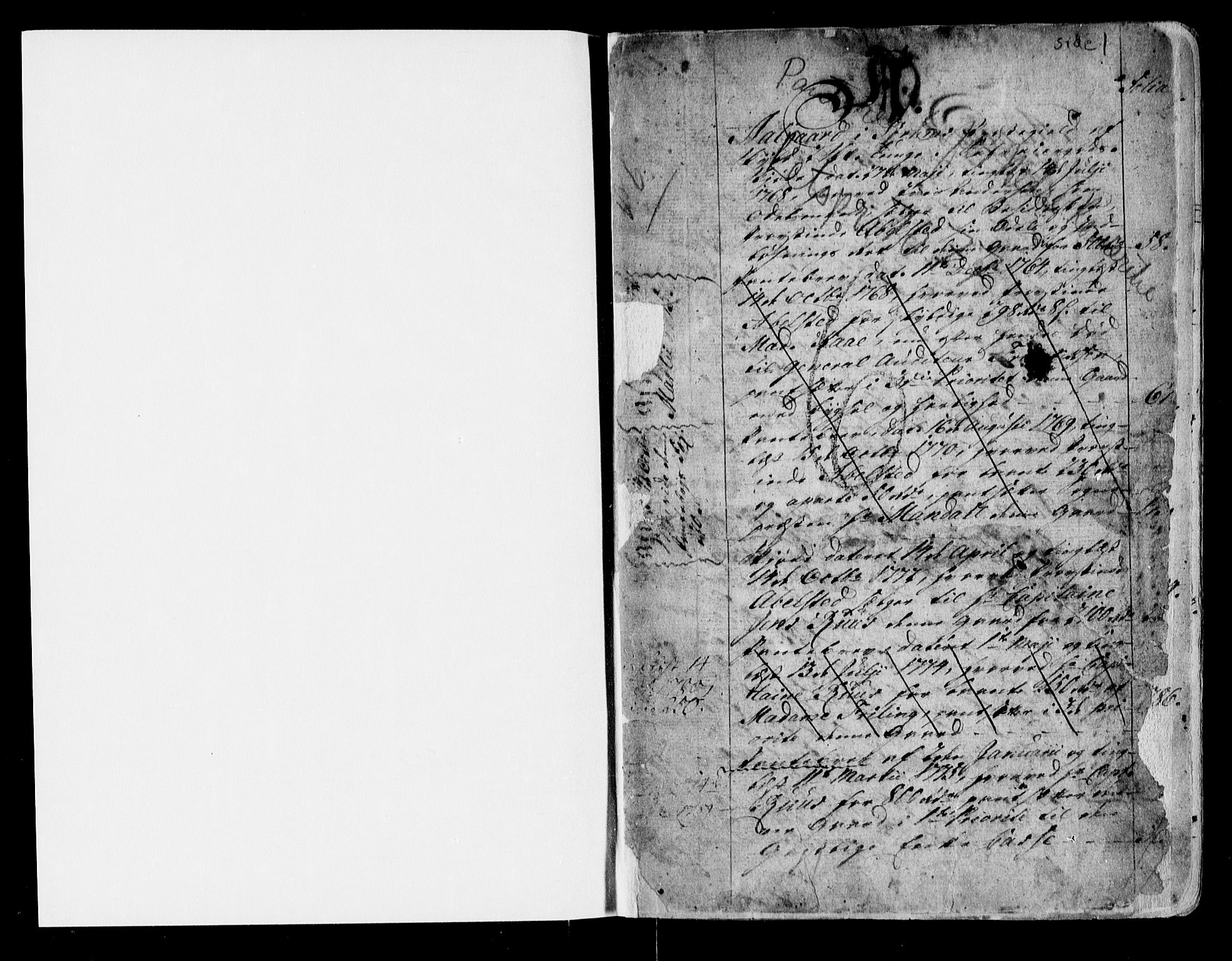 Nedre Romerike sorenskriveri, SAO/A-10469/G/Ga/Gaa/L0006: Mortgage register no. I 6, 1767-1776, p. 1