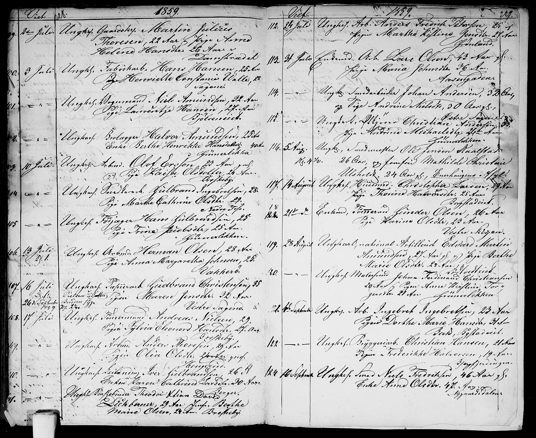 Aker prestekontor kirkebøker, AV/SAO-A-10861/G/L0011: Parish register (copy) no. 11, 1846-1859, p. 228-229