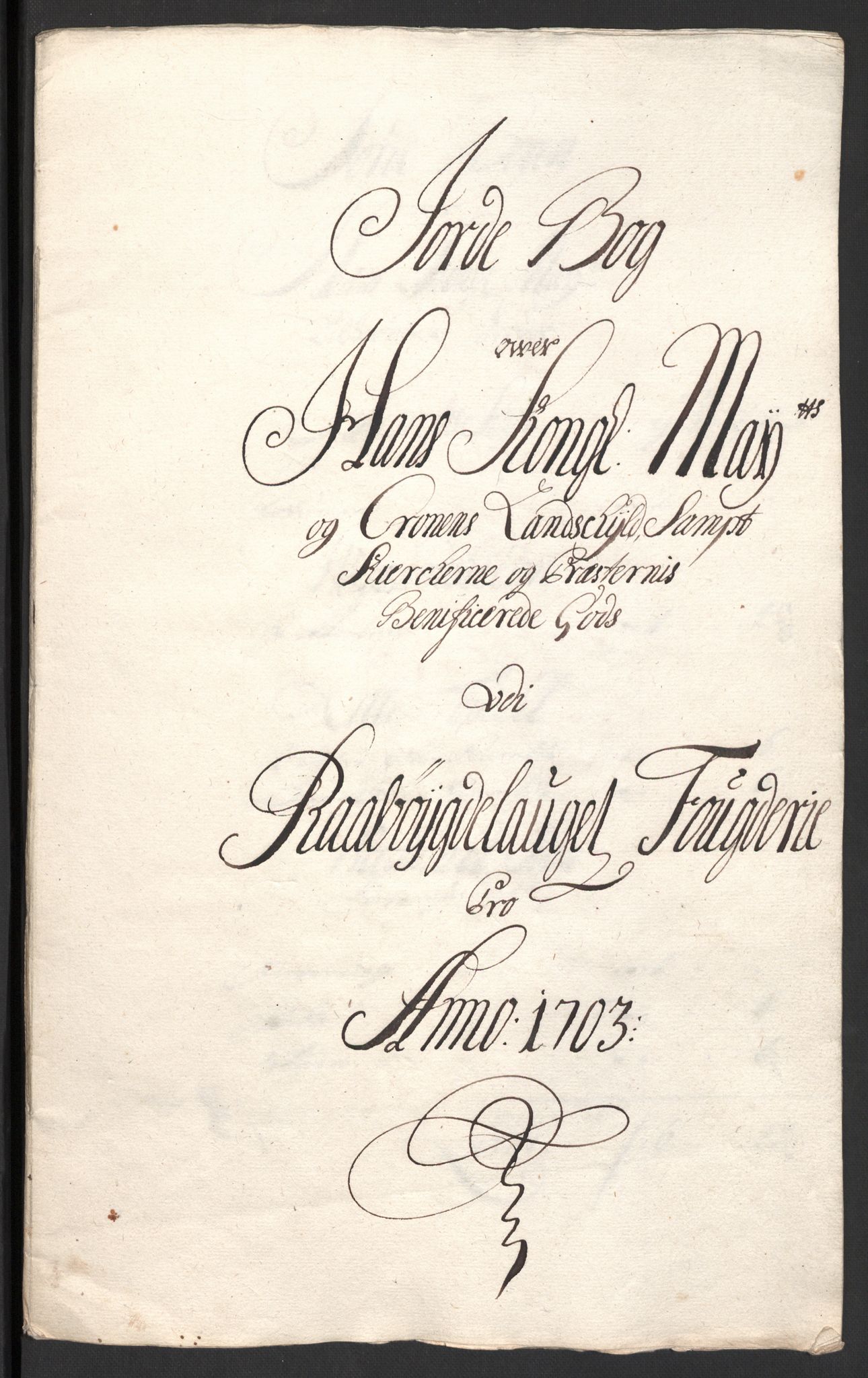 Rentekammeret inntil 1814, Reviderte regnskaper, Fogderegnskap, AV/RA-EA-4092/R40/L2447: Fogderegnskap Råbyggelag, 1703-1705, p. 23