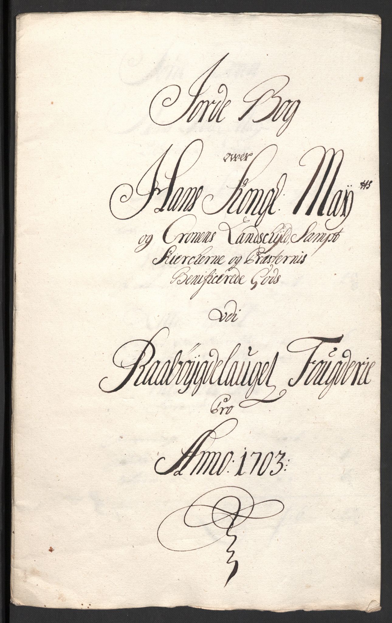 Rentekammeret inntil 1814, Reviderte regnskaper, Fogderegnskap, RA/EA-4092/R40/L2447: Fogderegnskap Råbyggelag, 1703-1705, p. 23