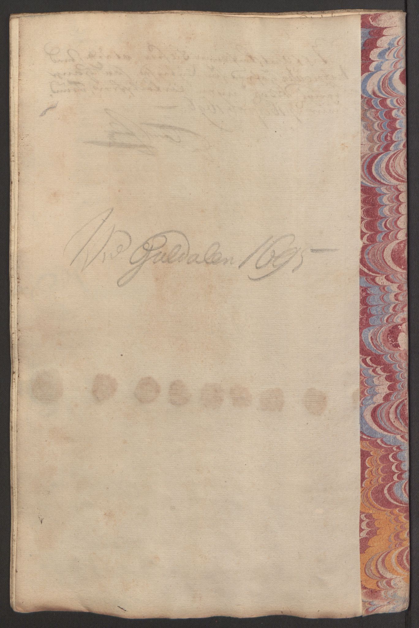 Rentekammeret inntil 1814, Reviderte regnskaper, Fogderegnskap, RA/EA-4092/R60/L3945: Fogderegnskap Orkdal og Gauldal, 1695, p. 342