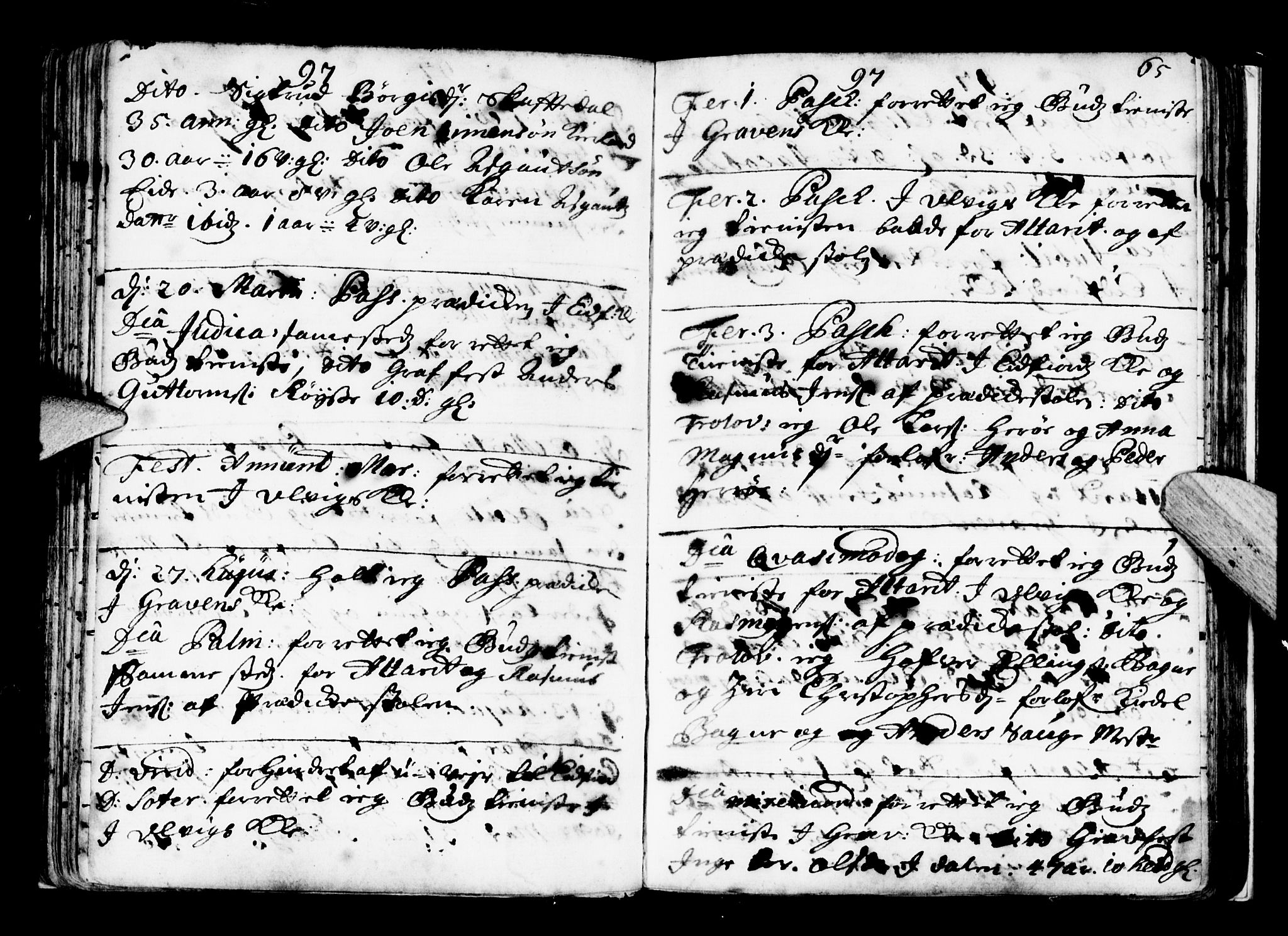 Ulvik sokneprestembete, AV/SAB-A-78801/H/Haa: Parish register (official) no. A 2, 1689-1706, p. 65