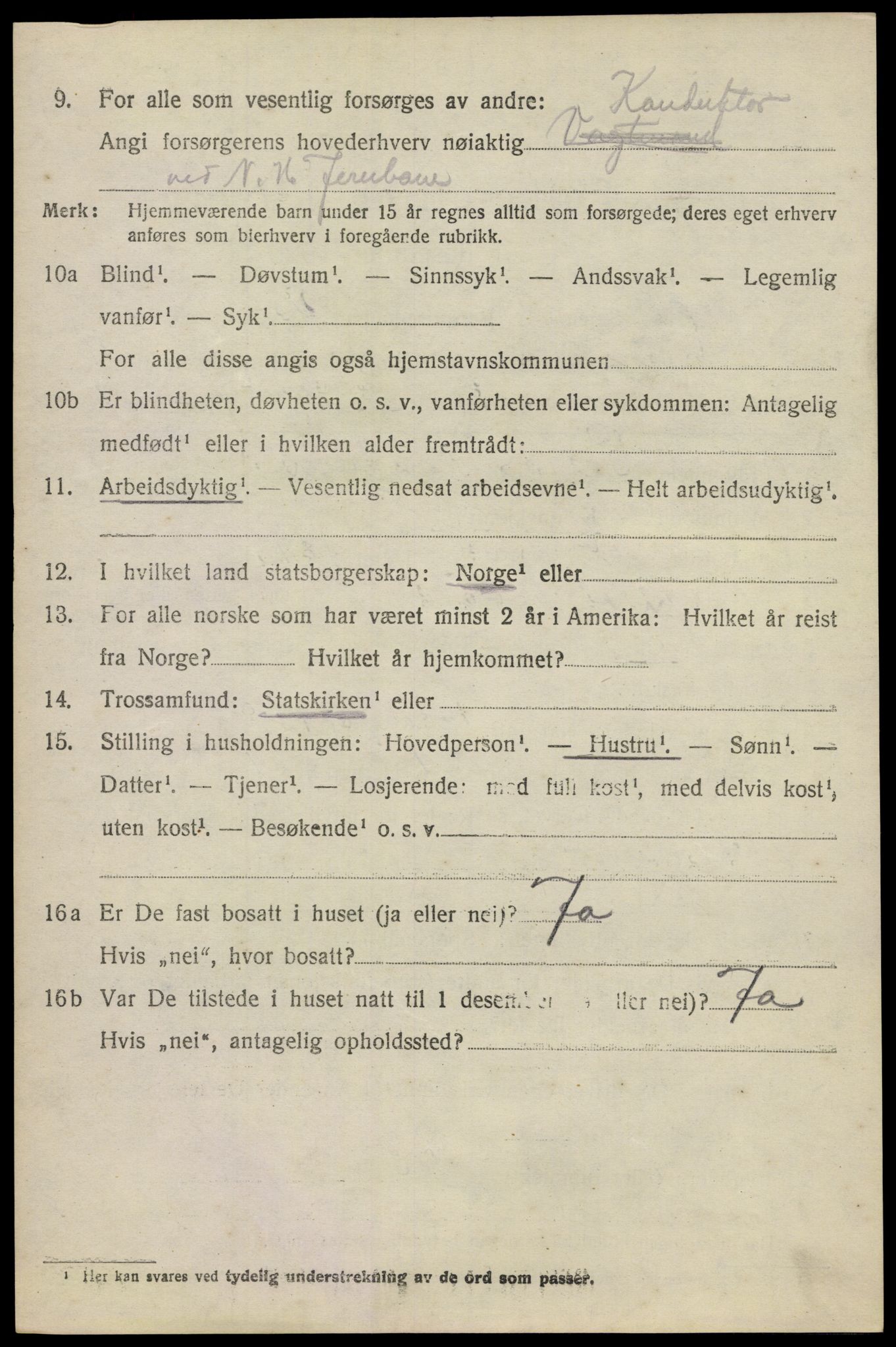 SAO, 1920 census for Lillestrøm, 1920, p. 11139