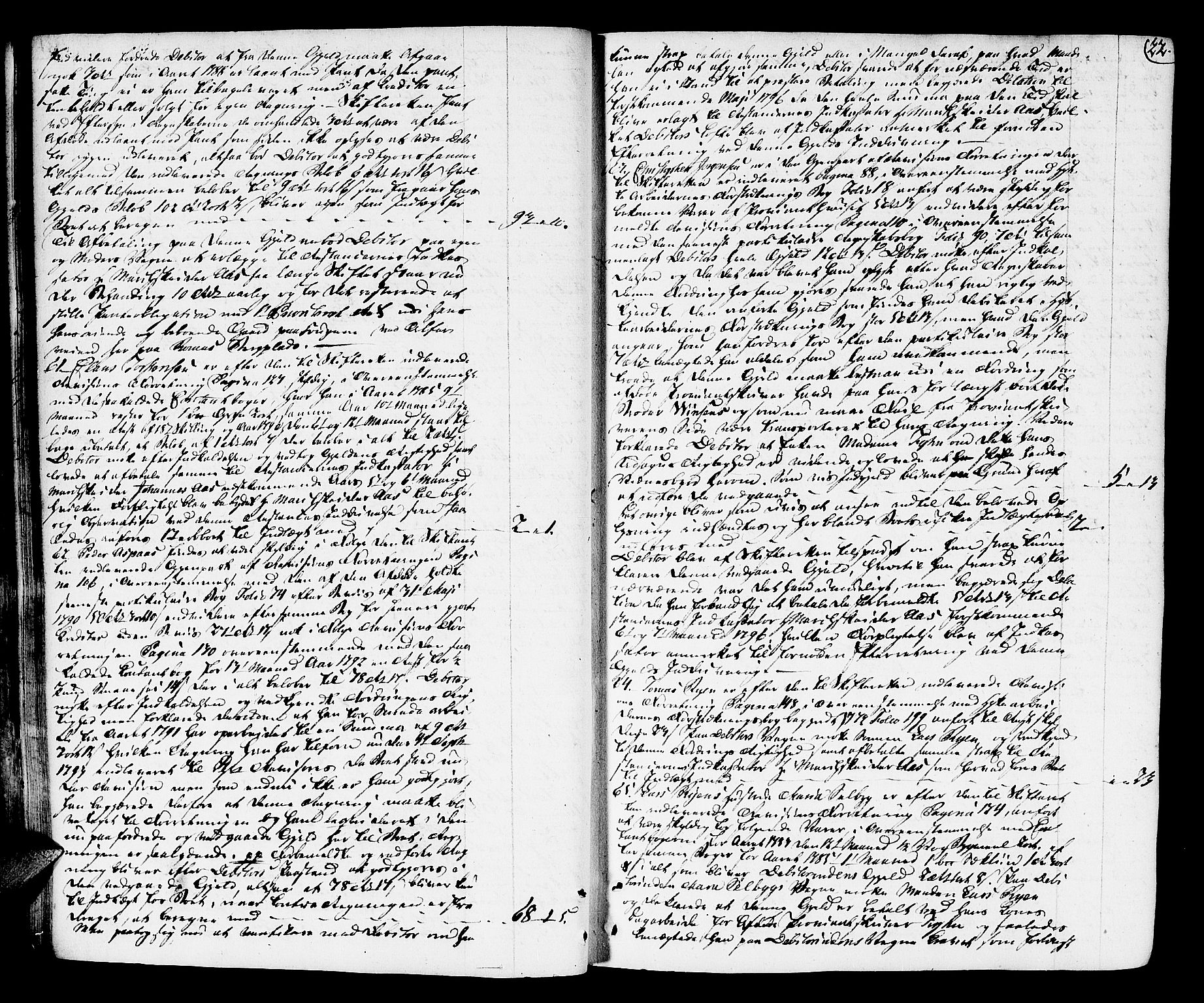 Røros Bergrett, AV/SAT-A-0024/3/3A/L0007: Skifteprotokoll, 1797-1813, p. 21b-22a