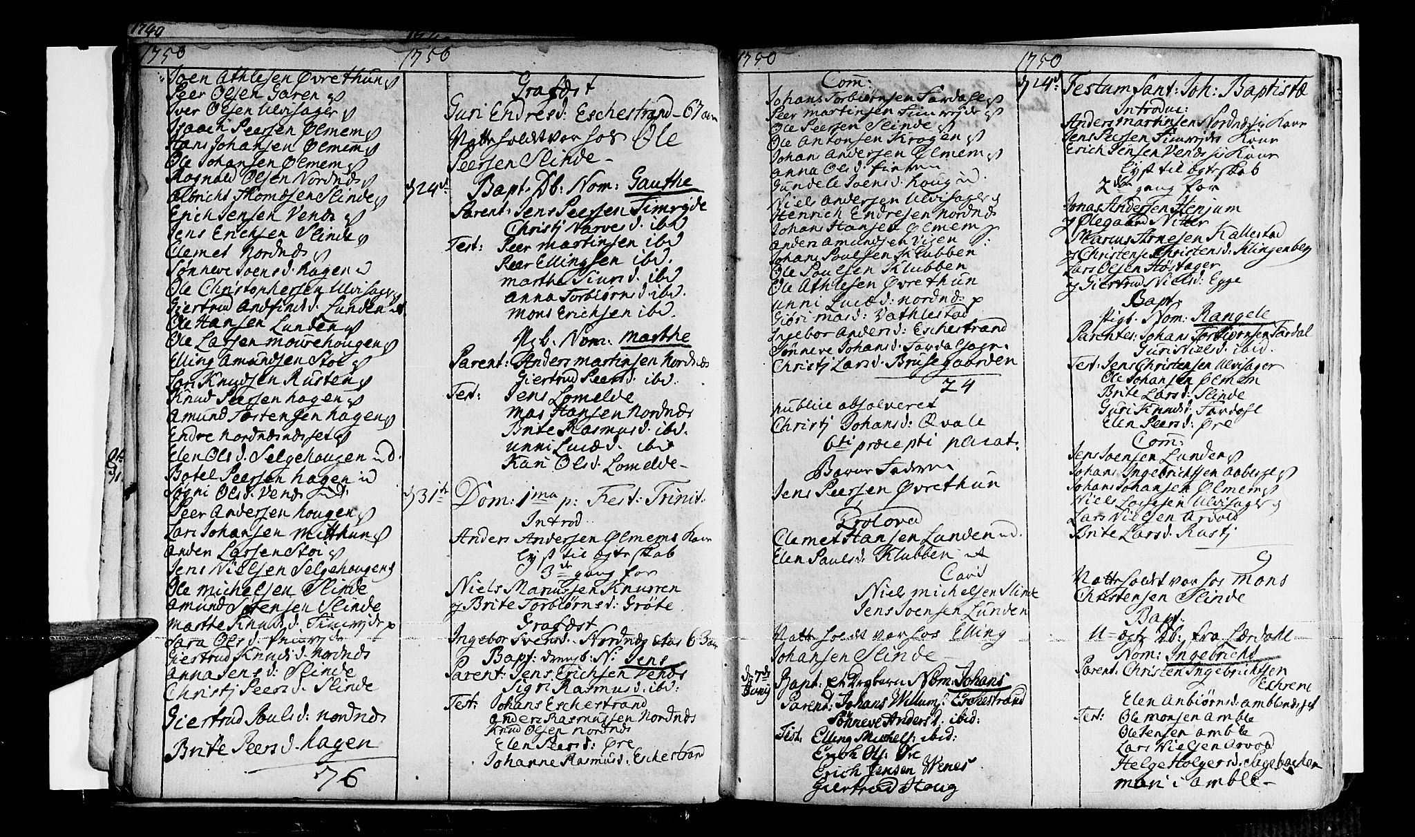 Sogndal sokneprestembete, SAB/A-81301/H/Haa/Haaa/L0004: Parish register (official) no. A 4, 1747-1782, p. 14
