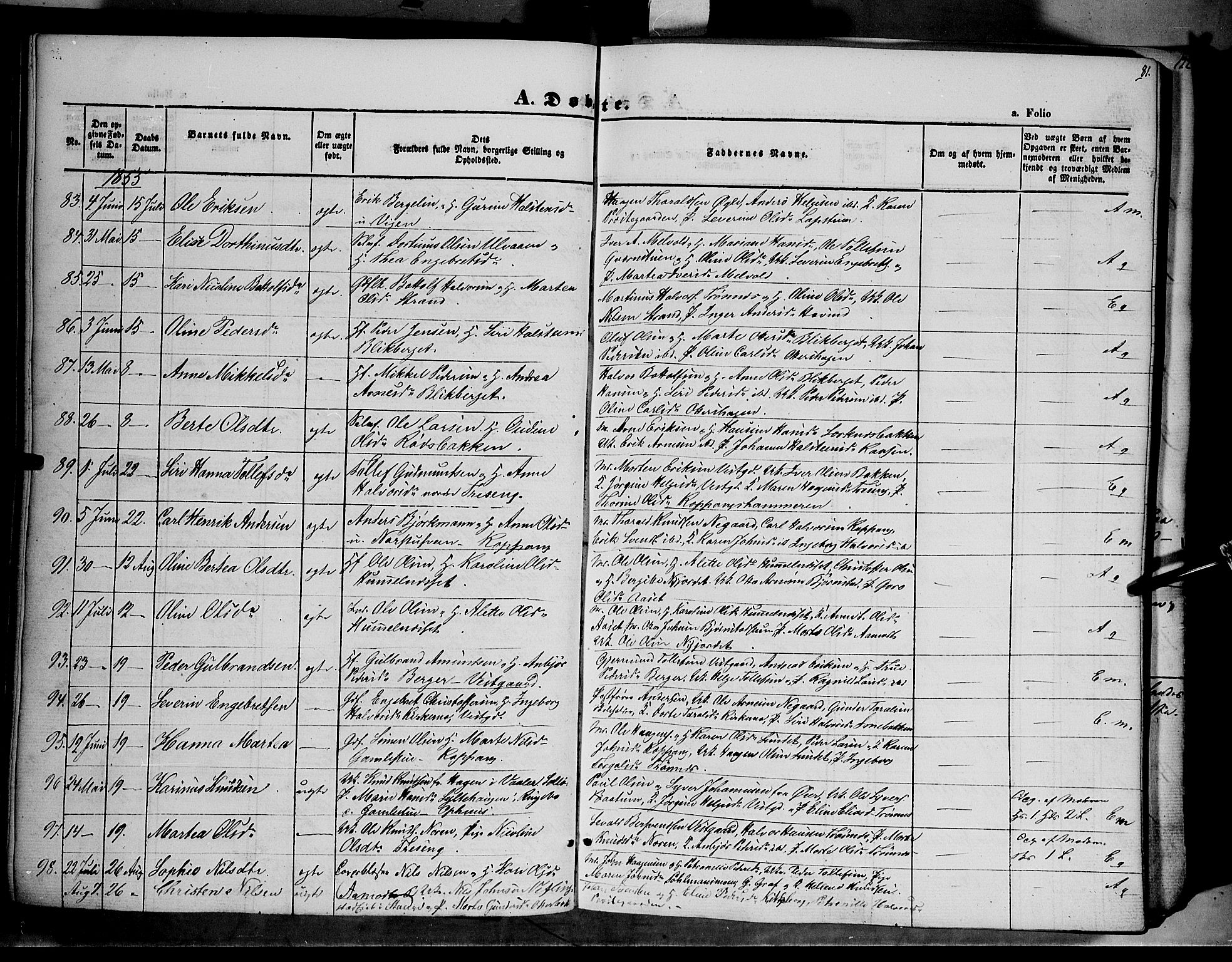 Åmot prestekontor, Hedmark, AV/SAH-PREST-056/H/Ha/Haa/L0006: Parish register (official) no. 6, 1842-1861, p. 81