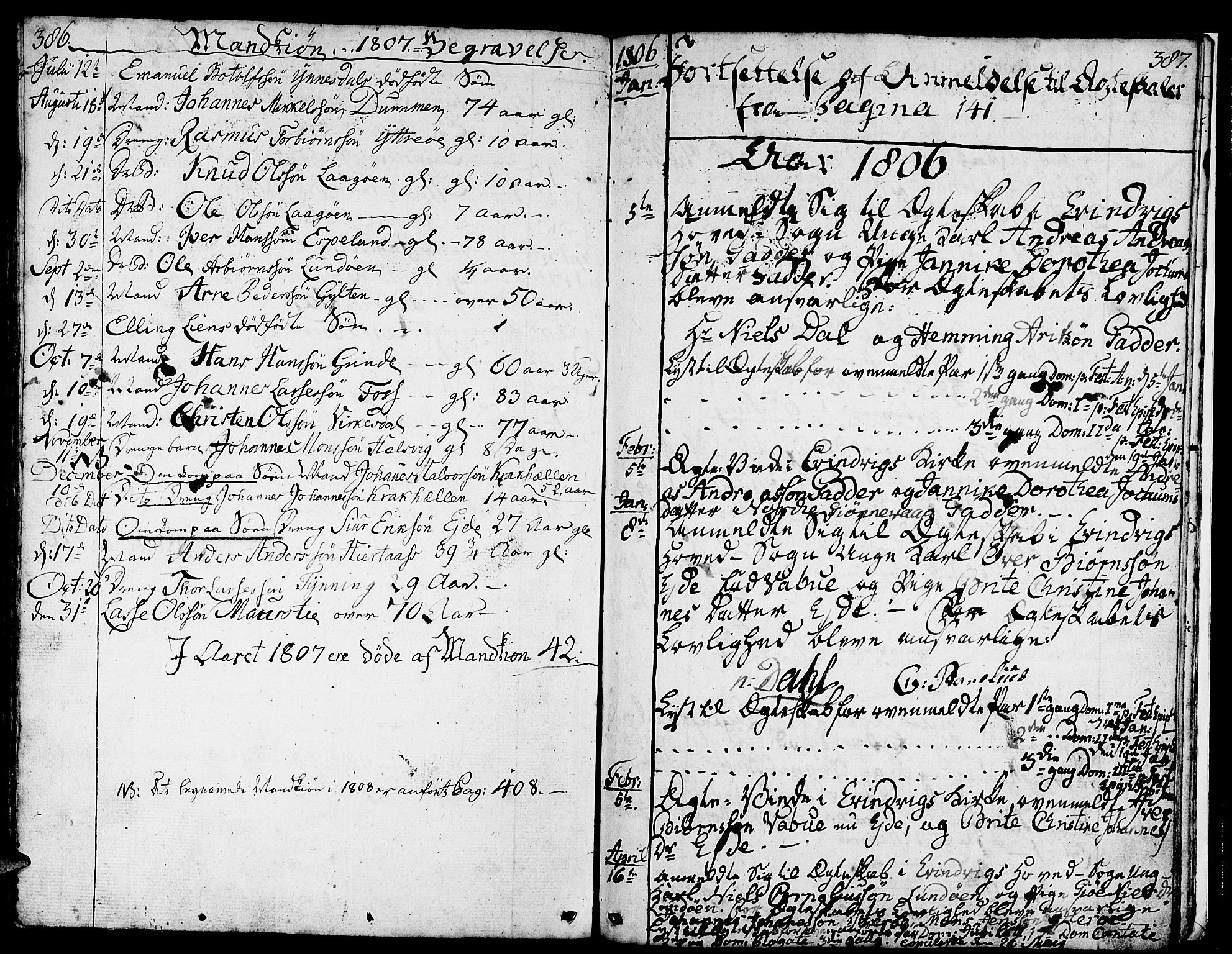 Gulen sokneprestembete, SAB/A-80201/H/Haa/Haaa/L0016: Parish register (official) no. A 16, 1798-1808, p. 386-387