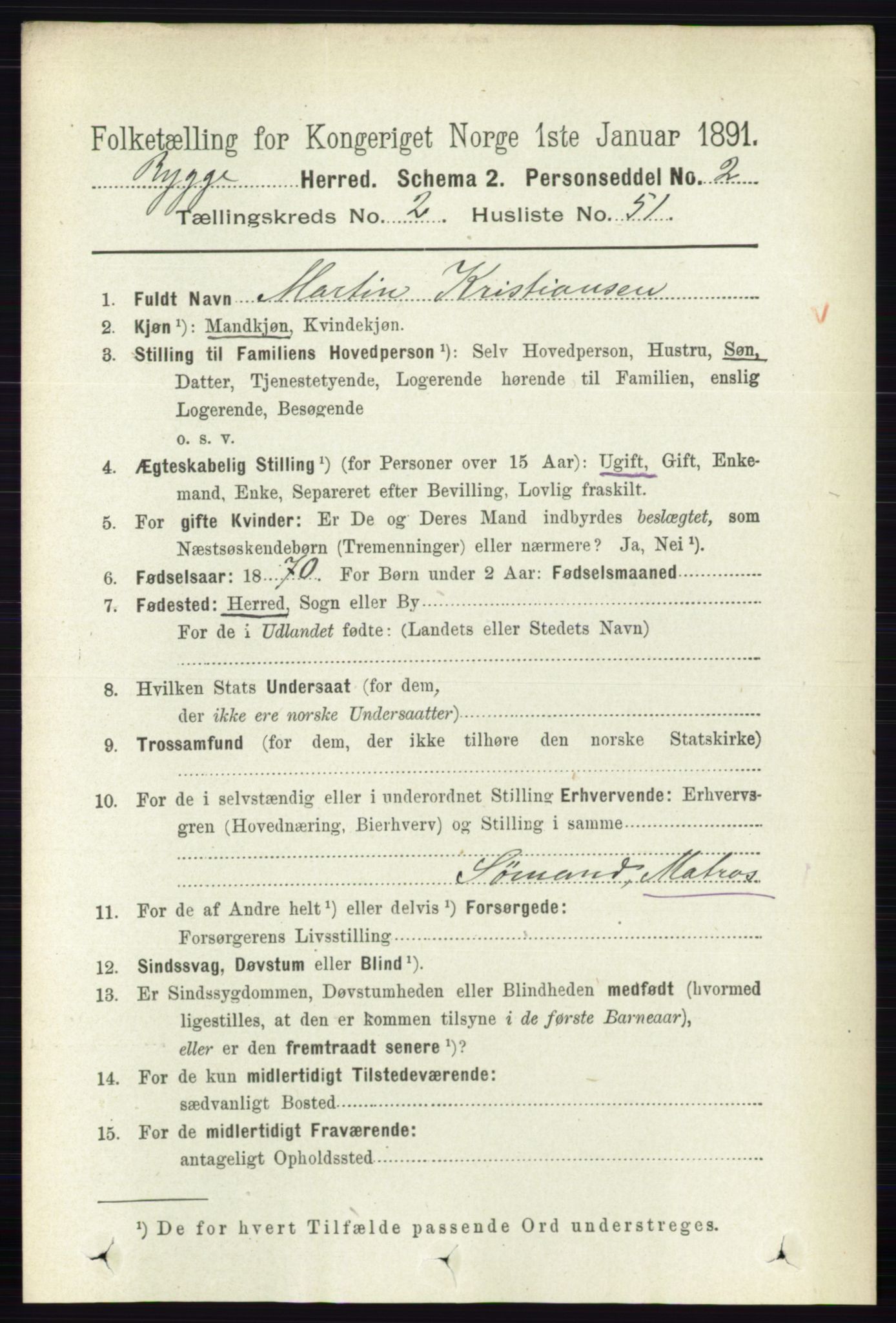 RA, 1891 census for 0136 Rygge, 1891, p. 1328