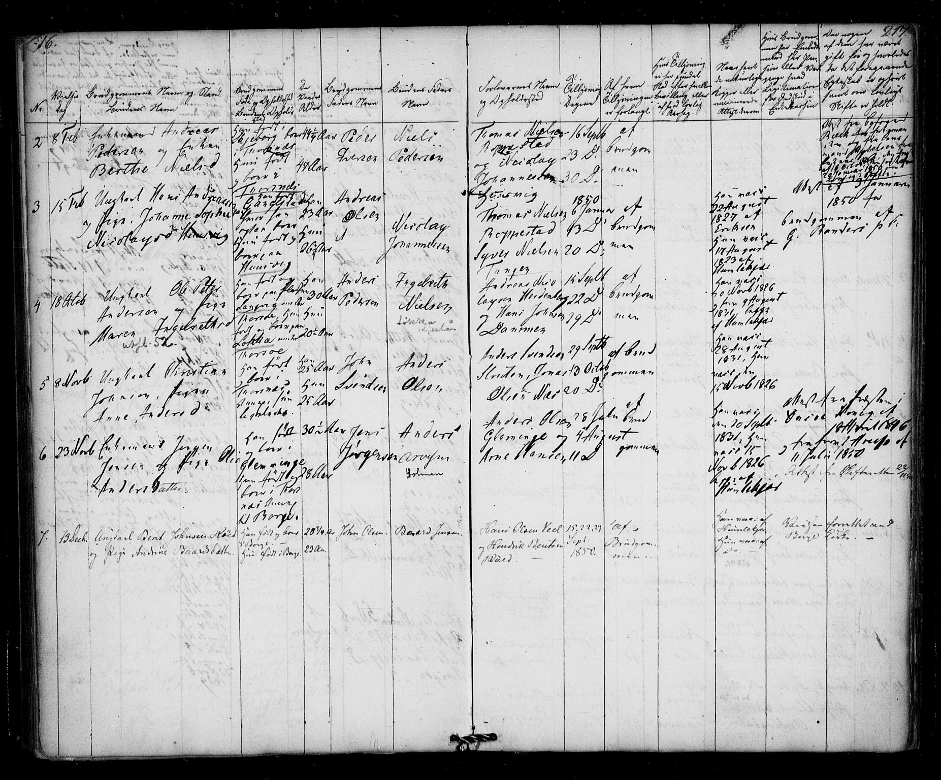 Borge prestekontor Kirkebøker, AV/SAO-A-10903/F/Fb/L0001: Parish register (official) no. II 1, 1836-1852, p. 216-217