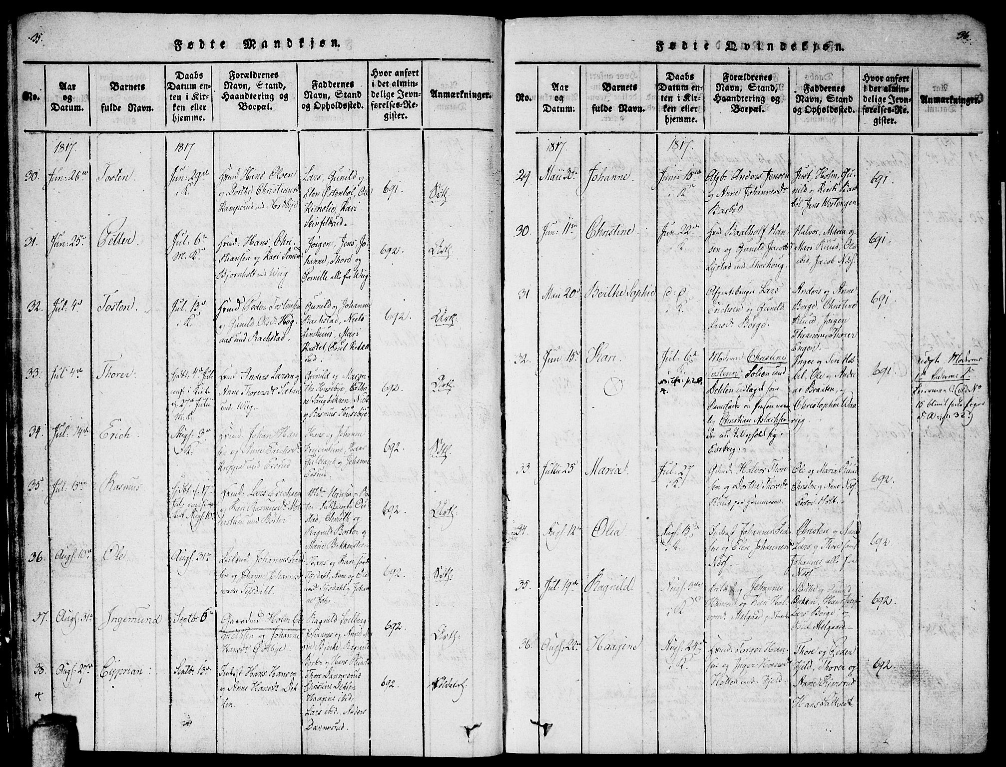 Enebakk prestekontor Kirkebøker, SAO/A-10171c/F/Fa/L0005: Parish register (official) no. I 5, 1790-1825, p. 35-36
