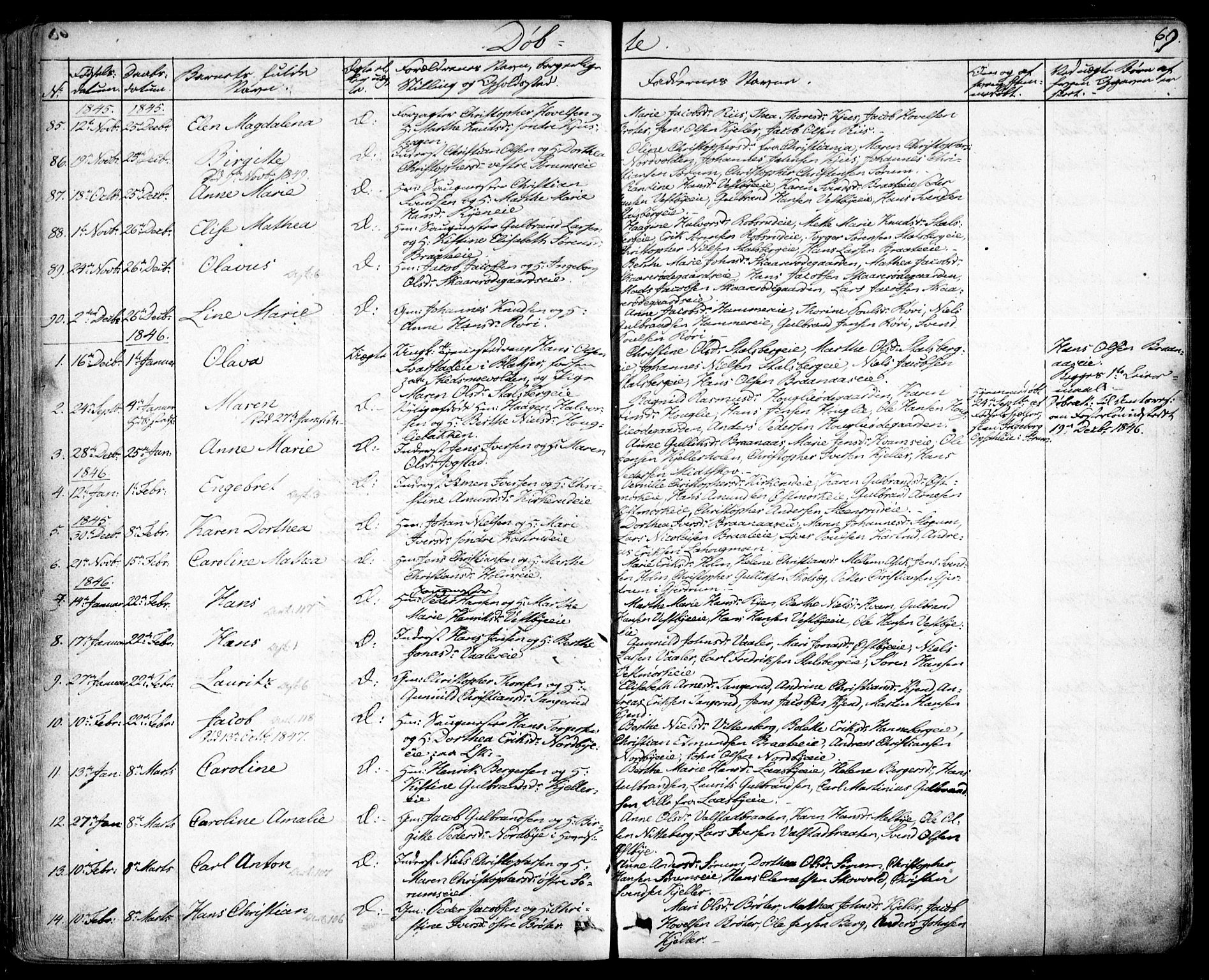 Skedsmo prestekontor Kirkebøker, AV/SAO-A-10033a/F/Fa/L0009: Parish register (official) no. I 9, 1830-1853, p. 69