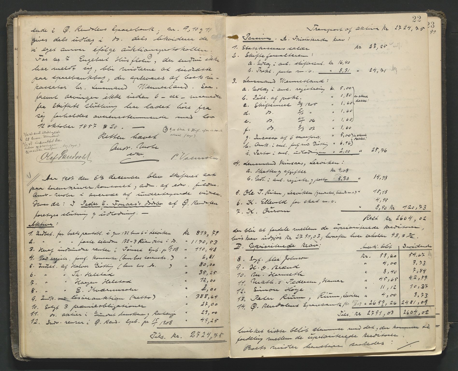 Nord-Østerdal tingrett, SAH/TING-020/J/Jd/L0006: Skifteutlodningsprotokoll, 1907-1920, p. 22