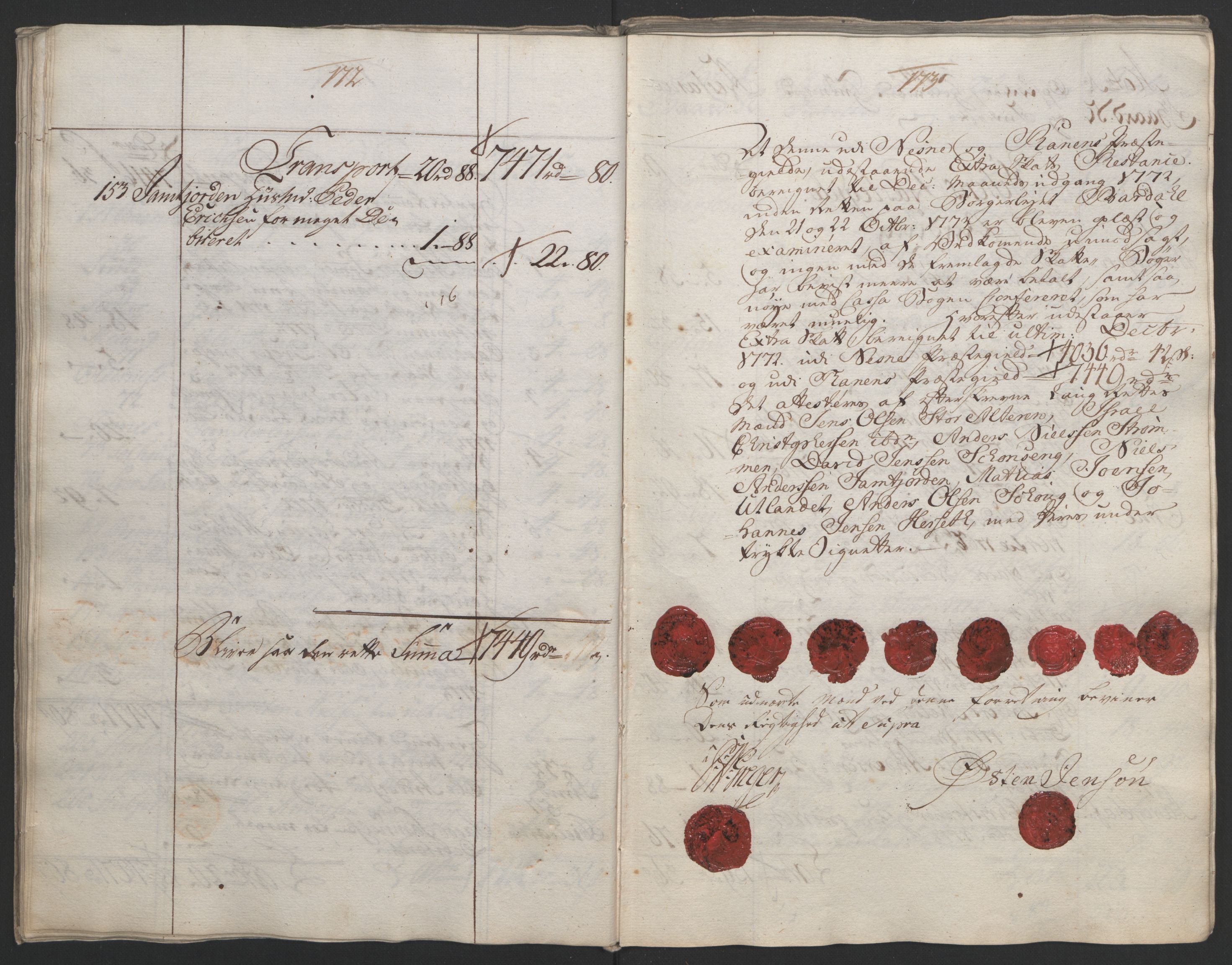 Rentekammeret inntil 1814, Reviderte regnskaper, Fogderegnskap, AV/RA-EA-4092/R65/L4573: Ekstraskatten Helgeland, 1762-1772, p. 530