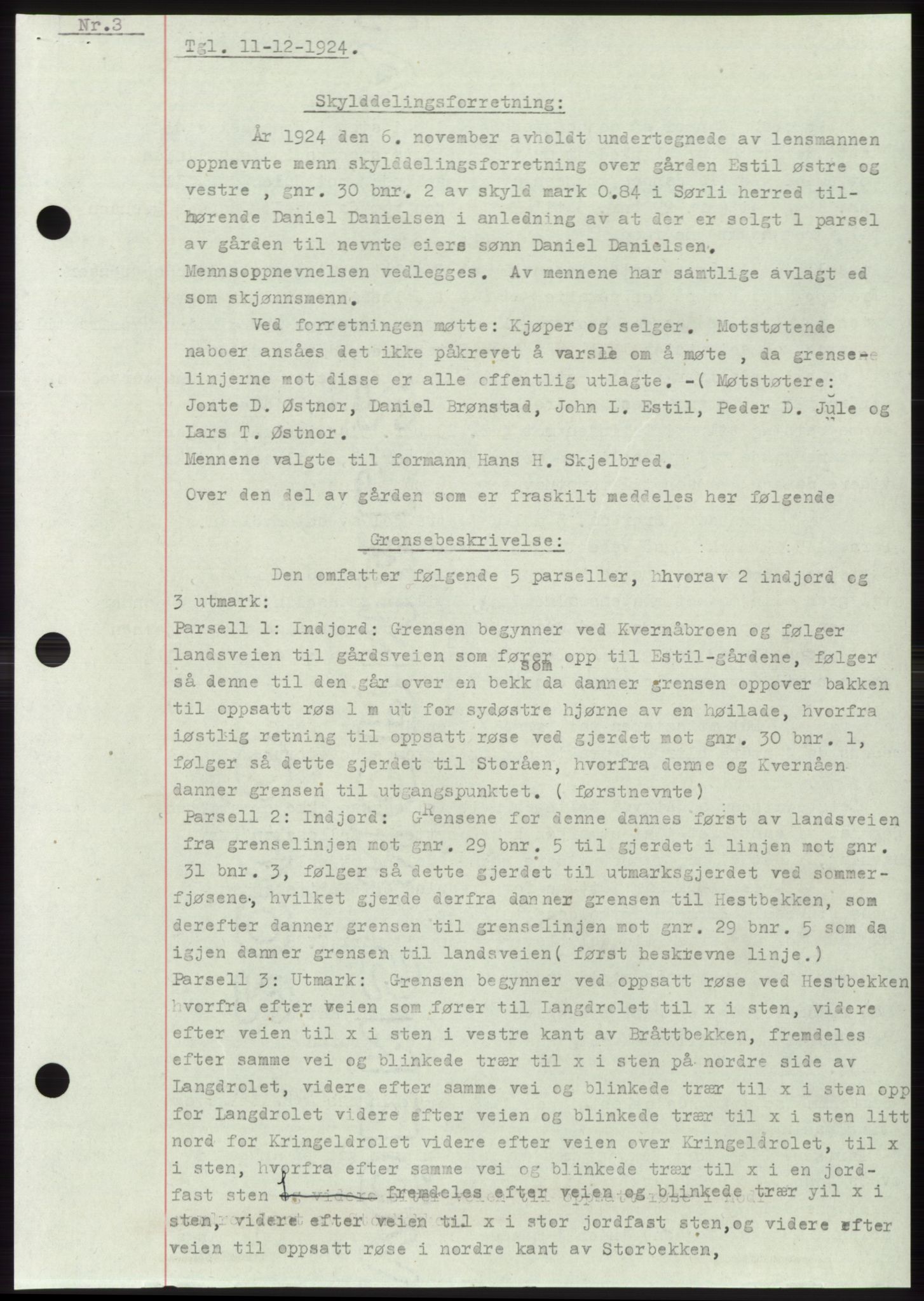 Namdal sorenskriveri, SAT/A-4133/1/2/2C: Mortgage book no. -, 1922-1925, Deed date: 11.12.1924