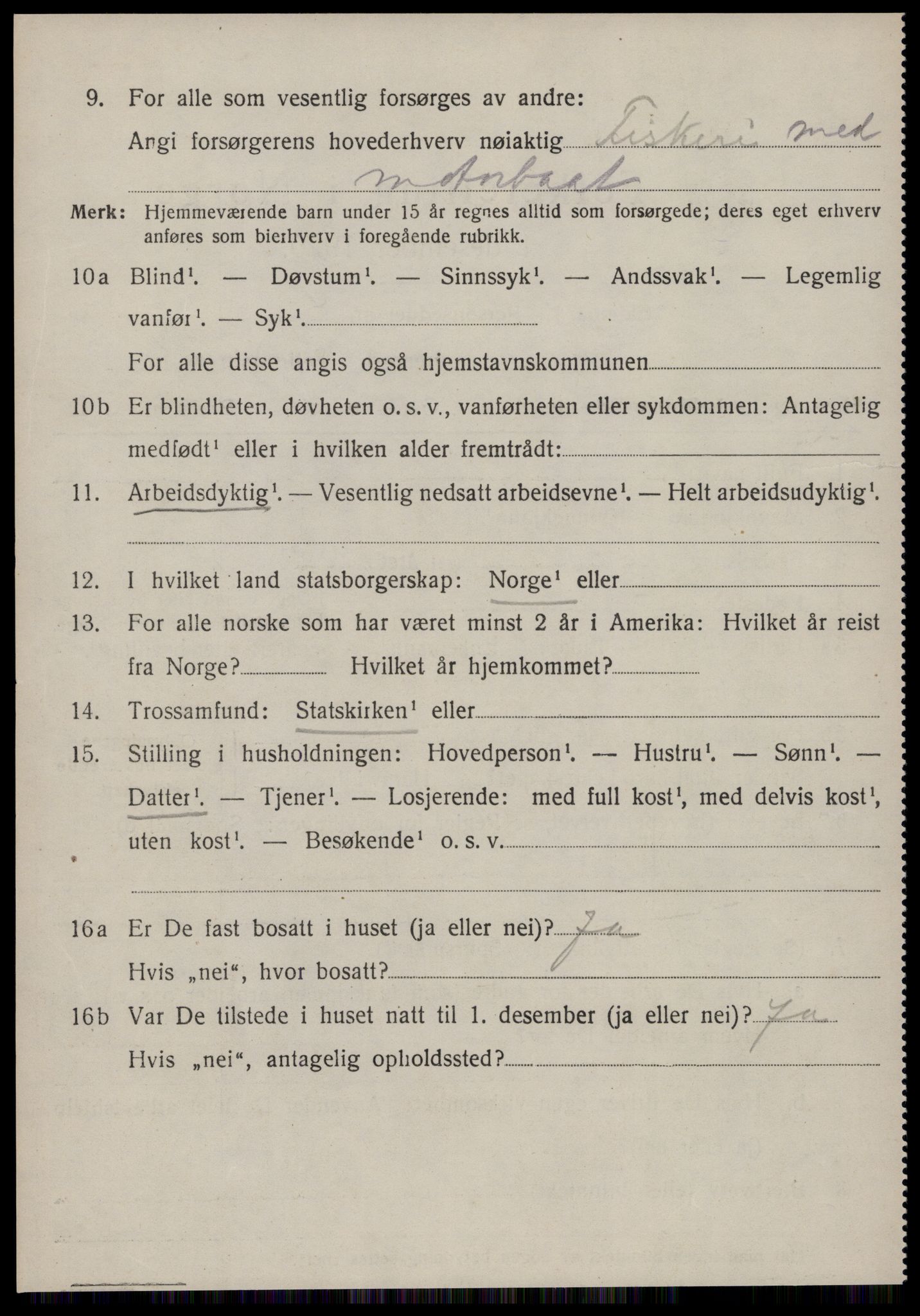 SAT, 1920 census for Haram, 1920, p. 2208