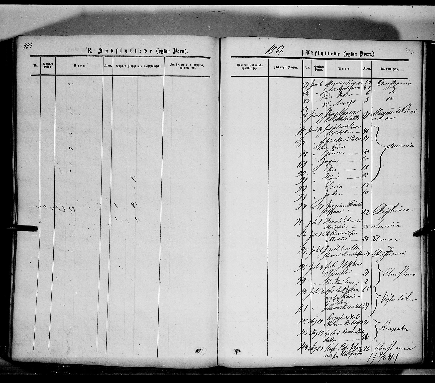 Nes prestekontor, Hedmark, SAH/PREST-020/K/Ka/L0004: Parish register (official) no. 4, 1852-1886, p. 454