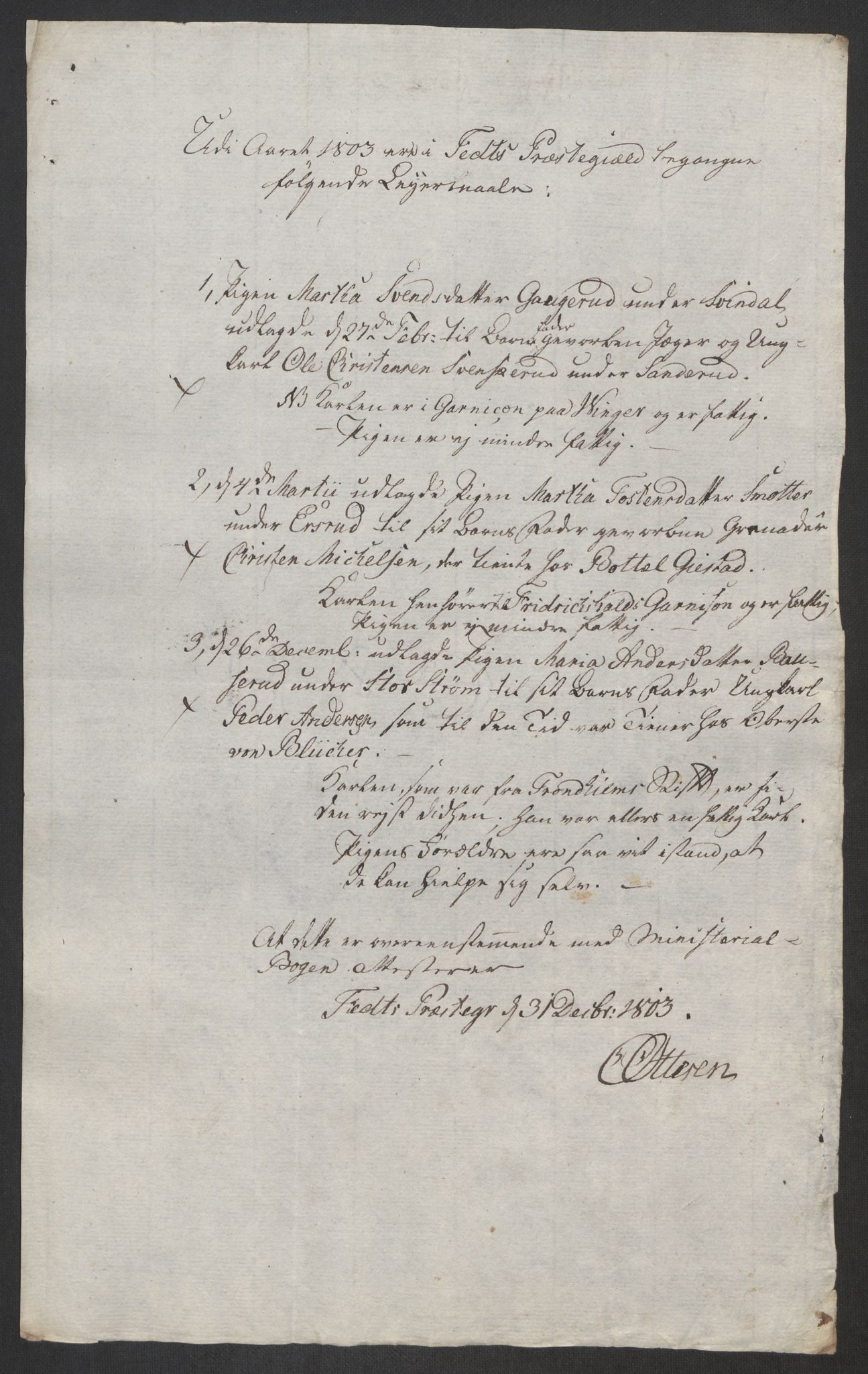 Rentekammeret inntil 1814, Reviderte regnskaper, Fogderegnskap, AV/RA-EA-4092/R11/L0679: Fogderegnskap Nedre Romerike, 1803, p. 141