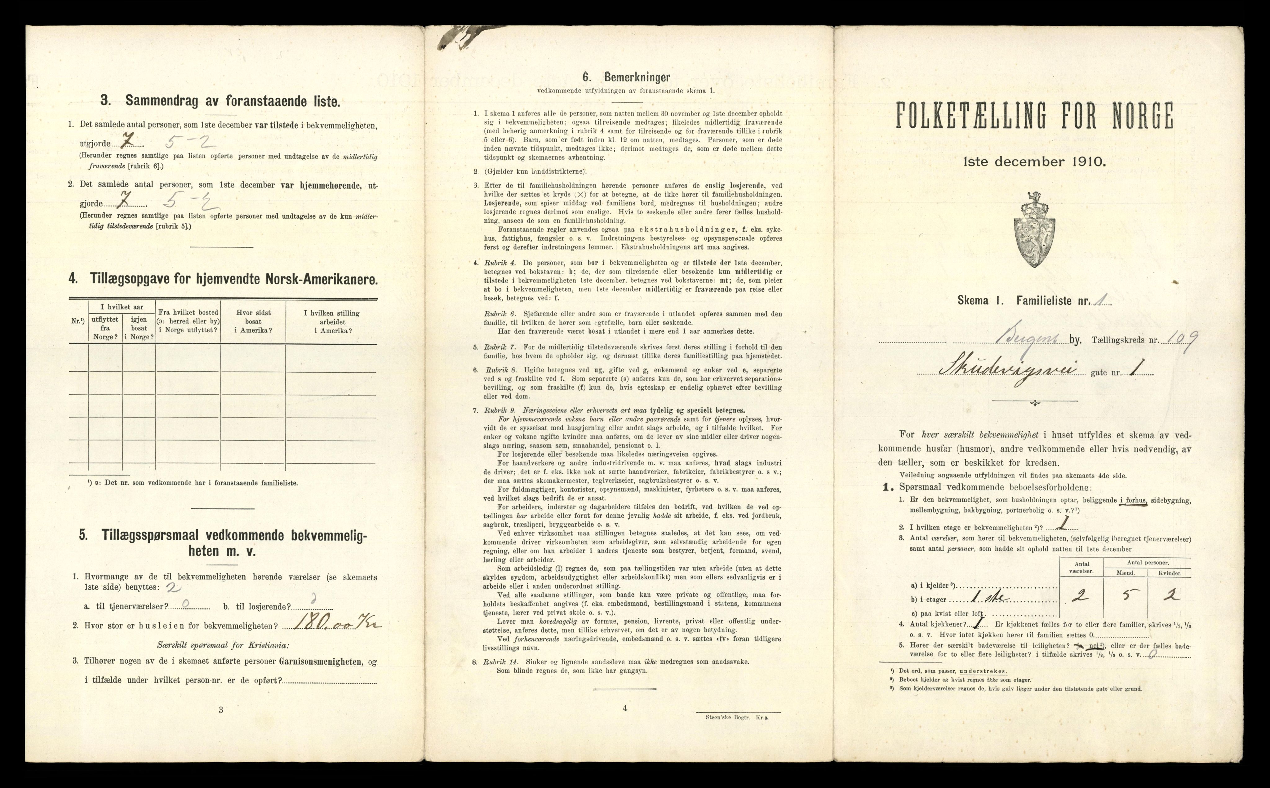 RA, 1910 census for Bergen, 1910, p. 38141