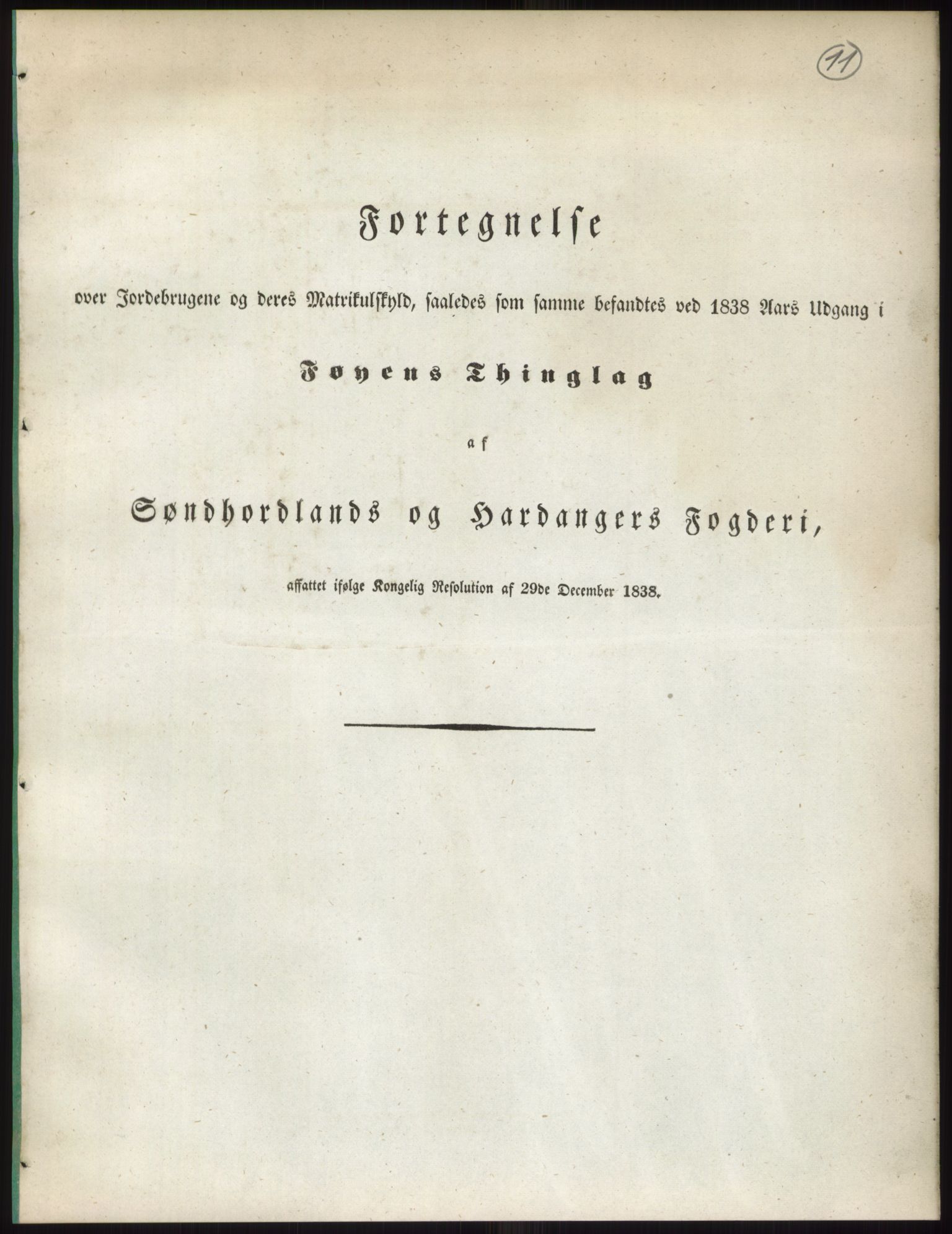 Andre publikasjoner, PUBL/PUBL-999/0002/0011: Bind 11 - Søndre Bergenhus amt: Sunnhordland og Hardanger fogderi, Stamhuset Rosendals gods og Lyse klosters gods, 1838, p. 20