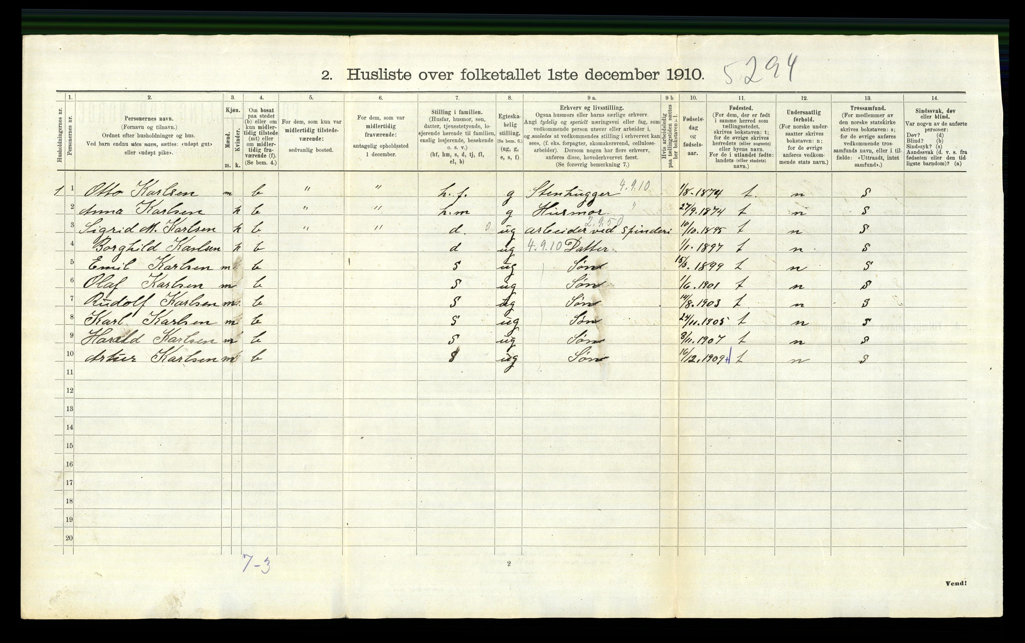 RA, 1910 census for Nedre Eiker, 1910, p. 1684