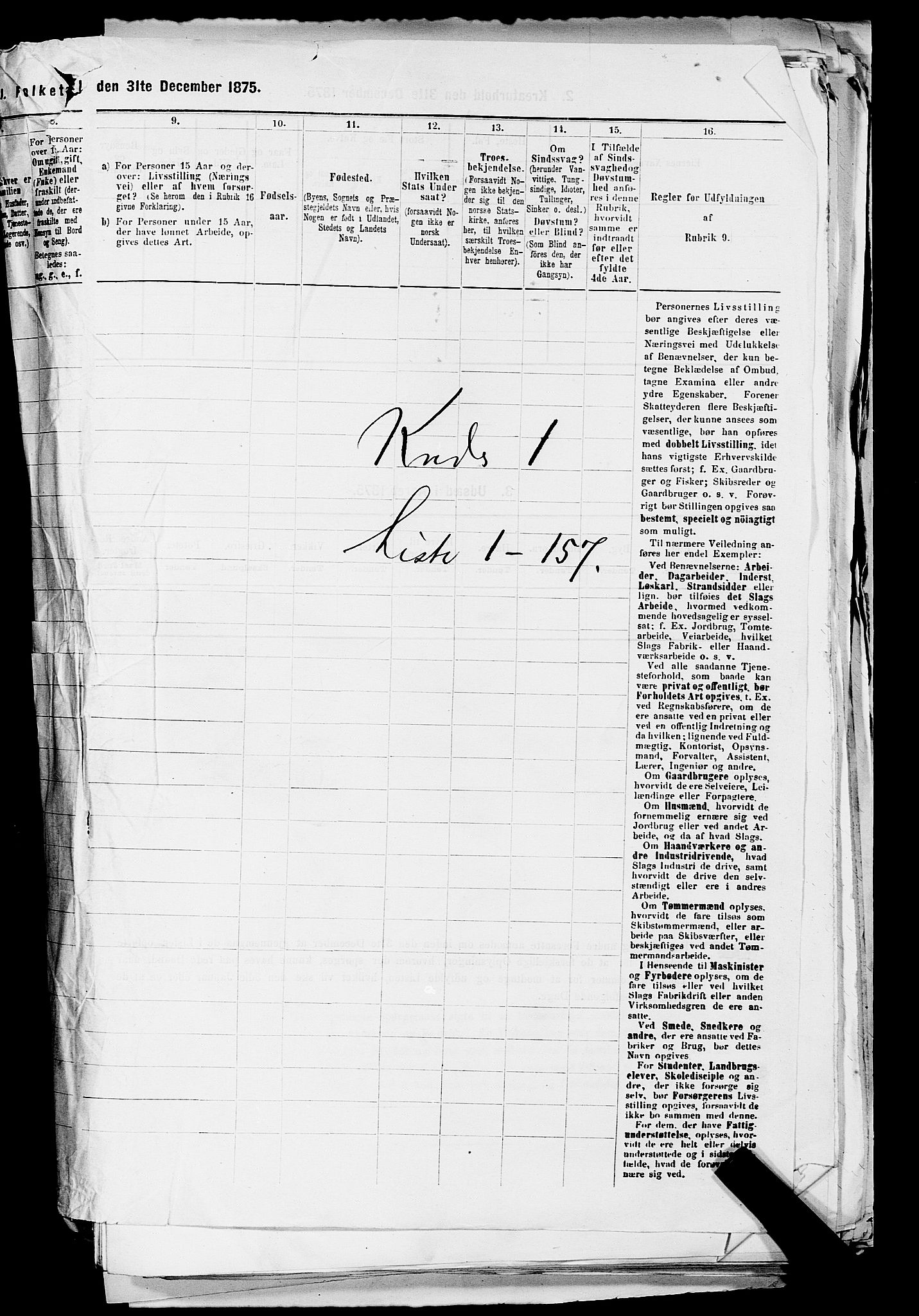SAKO, 1875 census for 0724L Sandeherred/Sandeherred, 1875, p. 90