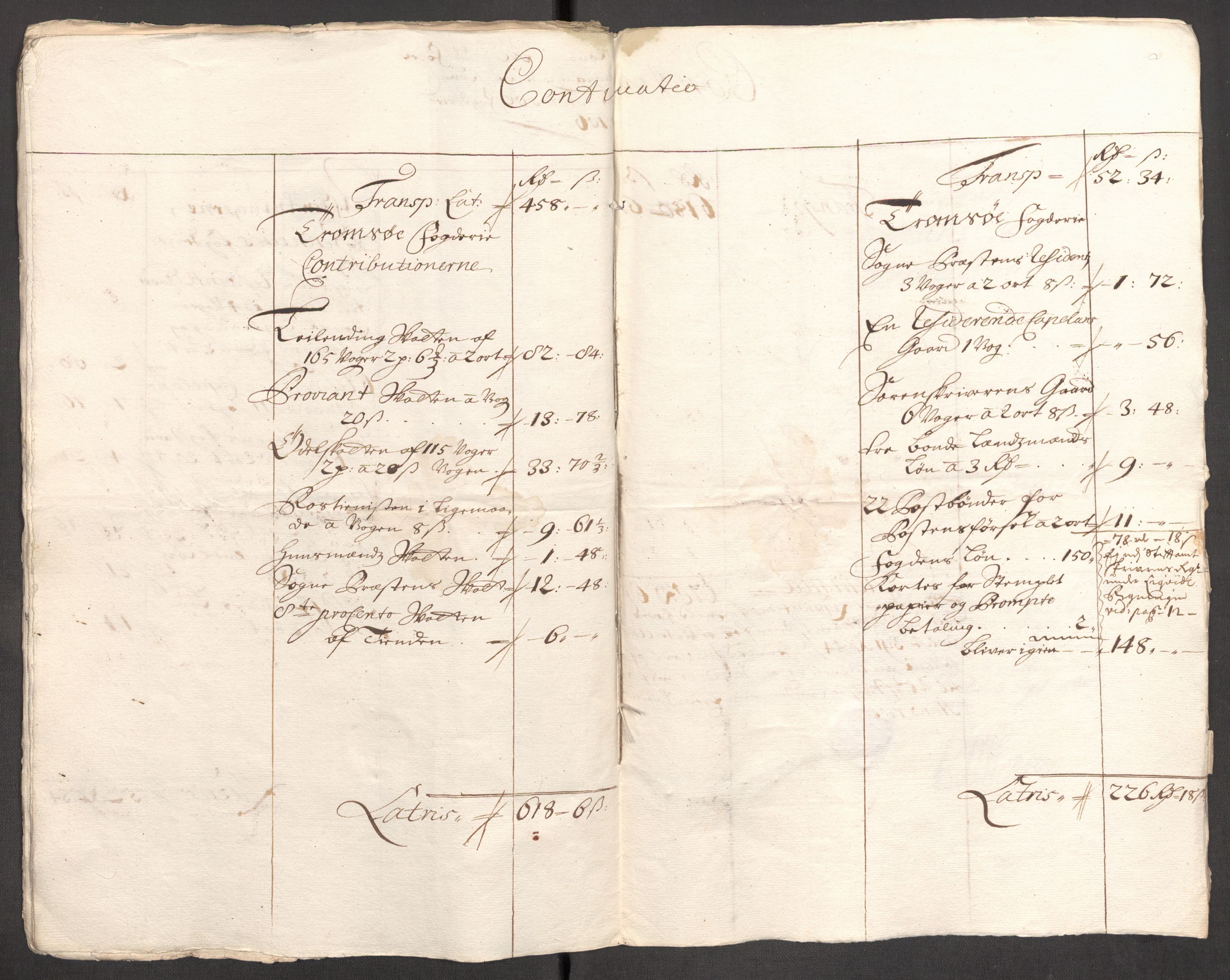 Rentekammeret inntil 1814, Reviderte regnskaper, Fogderegnskap, AV/RA-EA-4092/R68/L4756: Fogderegnskap Senja og Troms, 1705-1707, p. 93