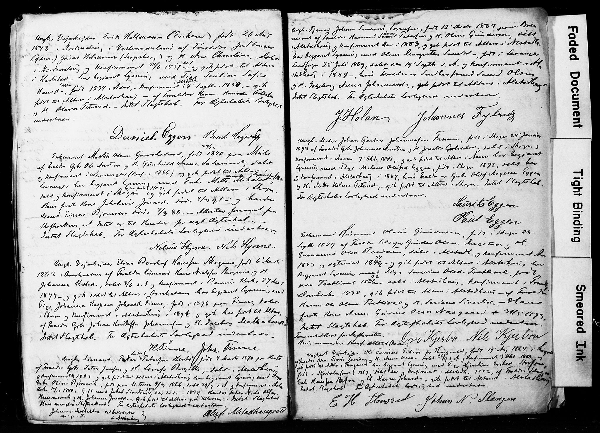 Ministerialprotokoller, klokkerbøker og fødselsregistre - Nord-Trøndelag, SAT/A-1458/717/L0161: Best man's statements no. 717A11, 1850-1895