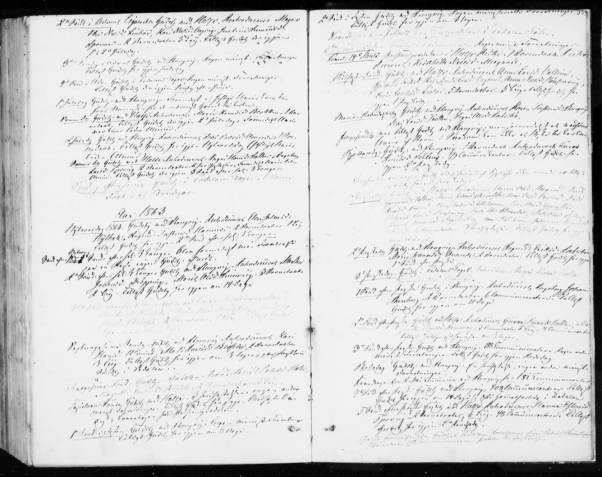 Ministerialprotokoller, klokkerbøker og fødselsregistre - Møre og Romsdal, SAT/A-1454/592/L1026: Parish register (official) no. 592A04, 1849-1867, p. 553