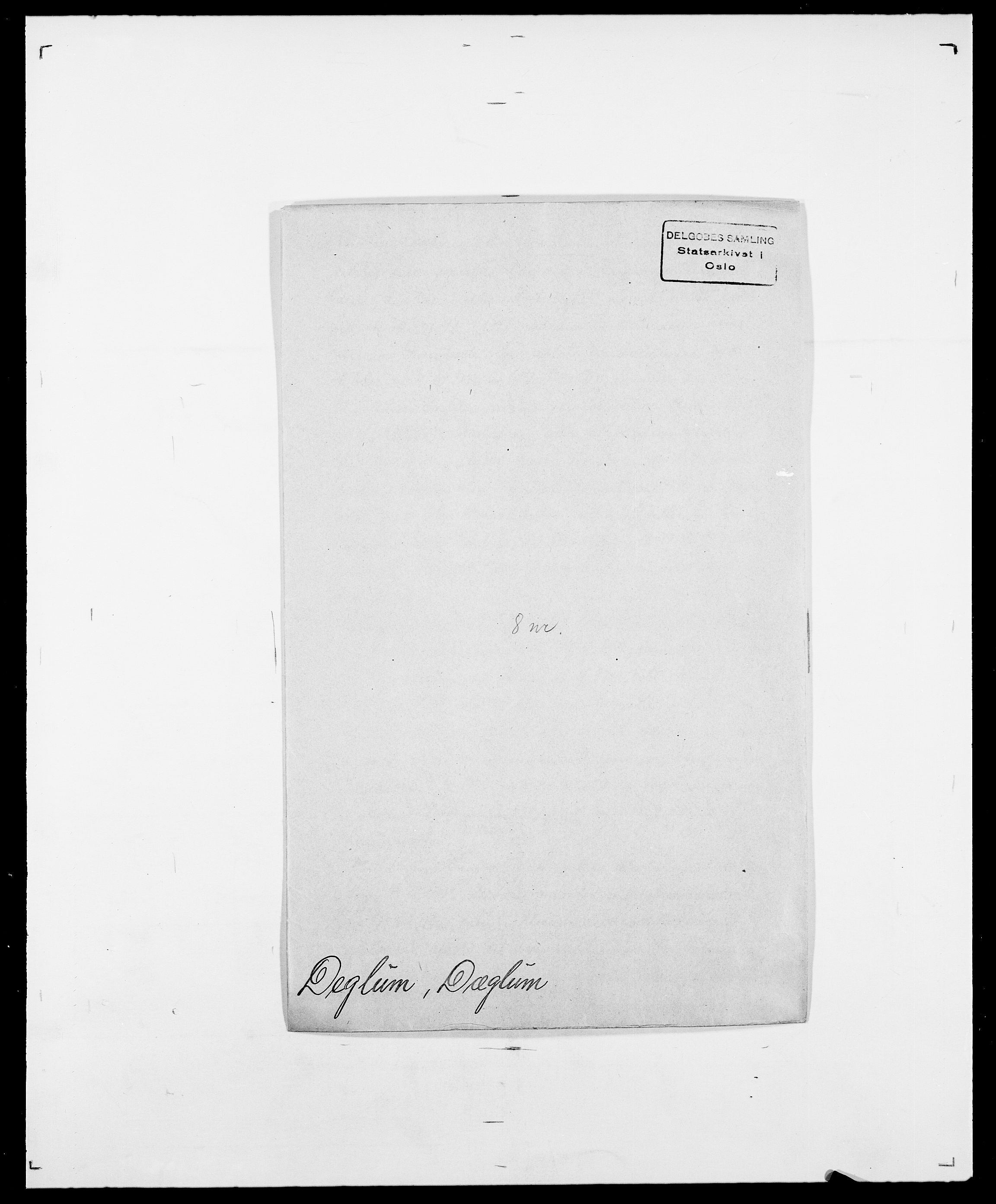 Delgobe, Charles Antoine - samling, AV/SAO-PAO-0038/D/Da/L0009: Dahl - v. Düren, p. 429
