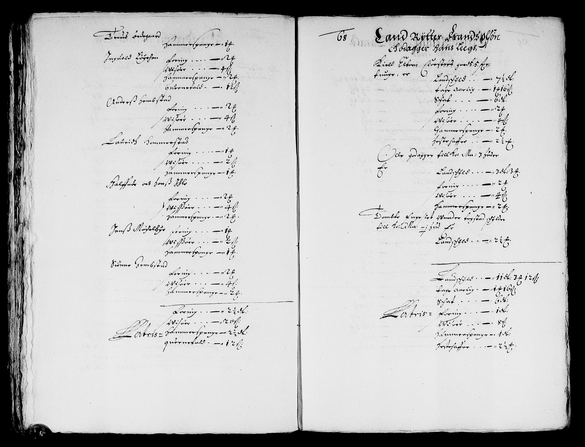 Rentekammeret inntil 1814, Reviderte regnskaper, Stiftamtstueregnskaper, Landkommissariatet på Akershus og Akershus stiftamt, AV/RA-EA-5869/R/Ra/L0027: Landkommissariatet på Akershus, 1665