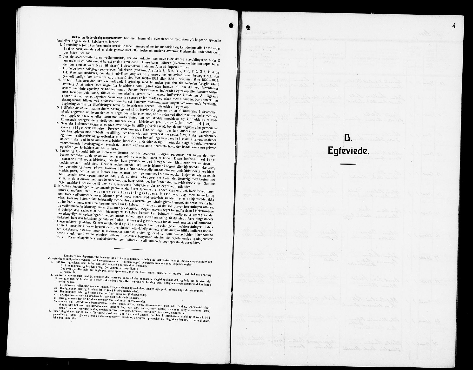 Ministerialprotokoller, klokkerbøker og fødselsregistre - Møre og Romsdal, SAT/A-1454/558/L0703: Parish register (copy) no. 558C04, 1906-1921, p. 4