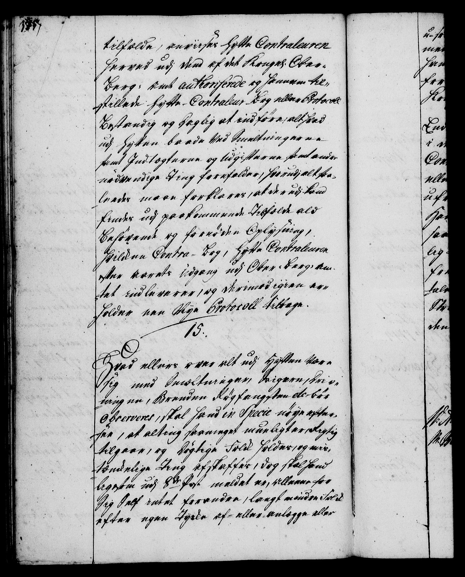 Rentekammeret, Kammerkanselliet, RA/EA-3111/G/Gg/Ggi/L0002: Norsk instruksjonsprotokoll med register (merket RK 53.35), 1729-1751, p. 375