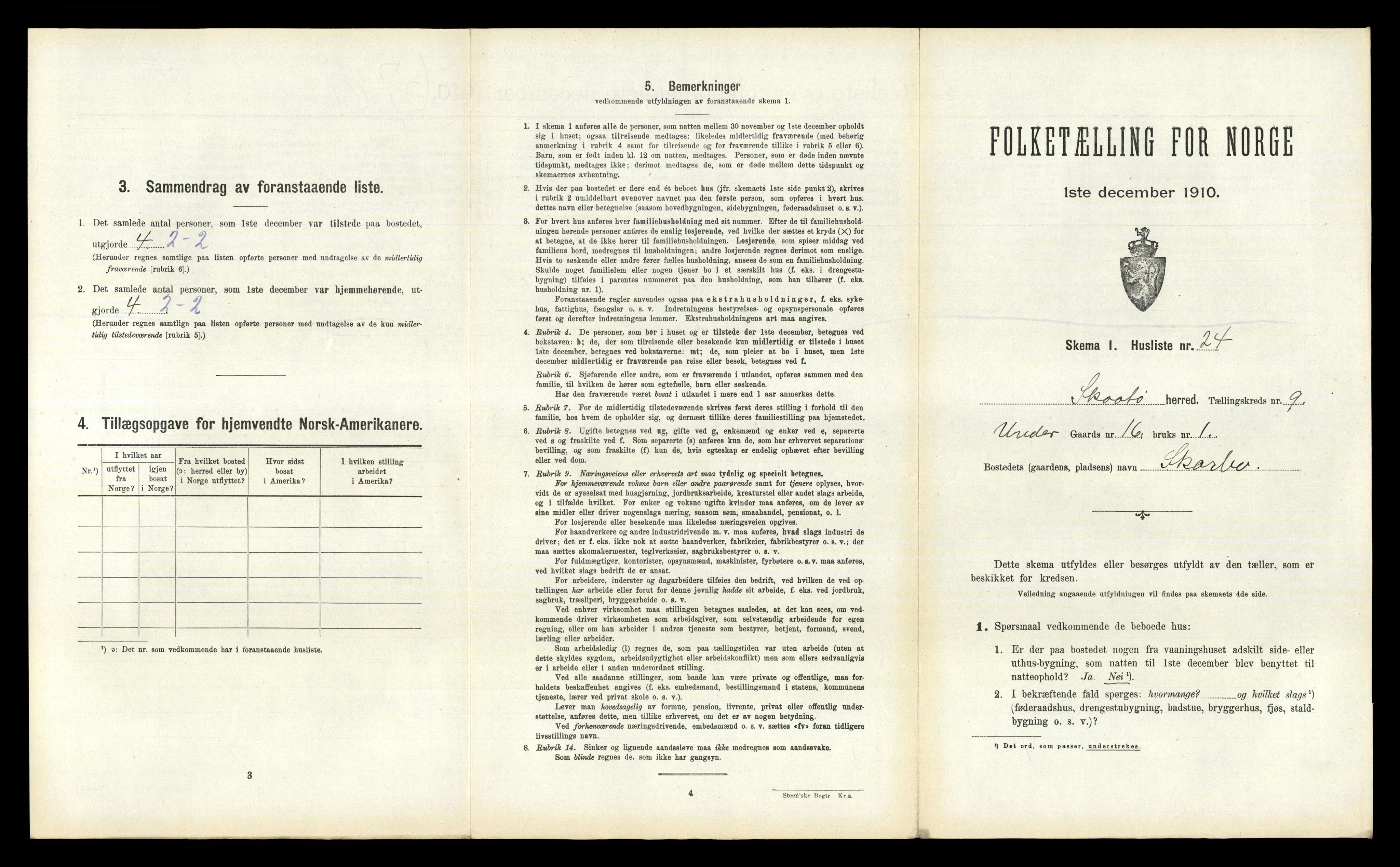 RA, 1910 census for Skåtøy, 1910, p. 999