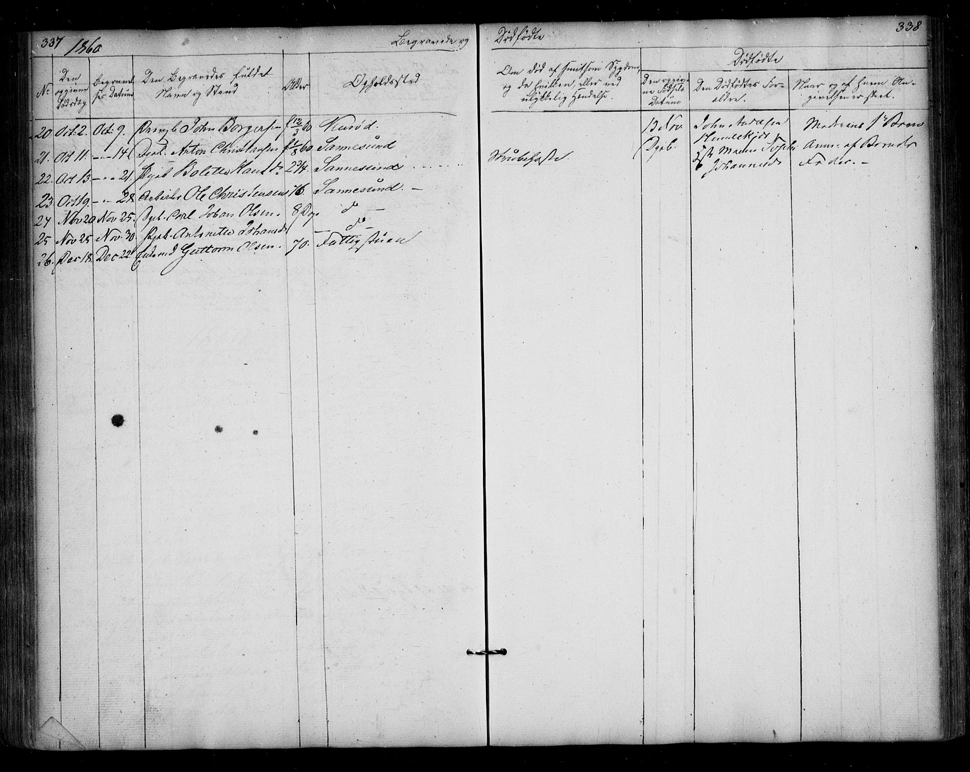 Borge prestekontor Kirkebøker, AV/SAO-A-10903/F/Fa/L0005: Parish register (official) no. I 5, 1848-1860, p. 337-338