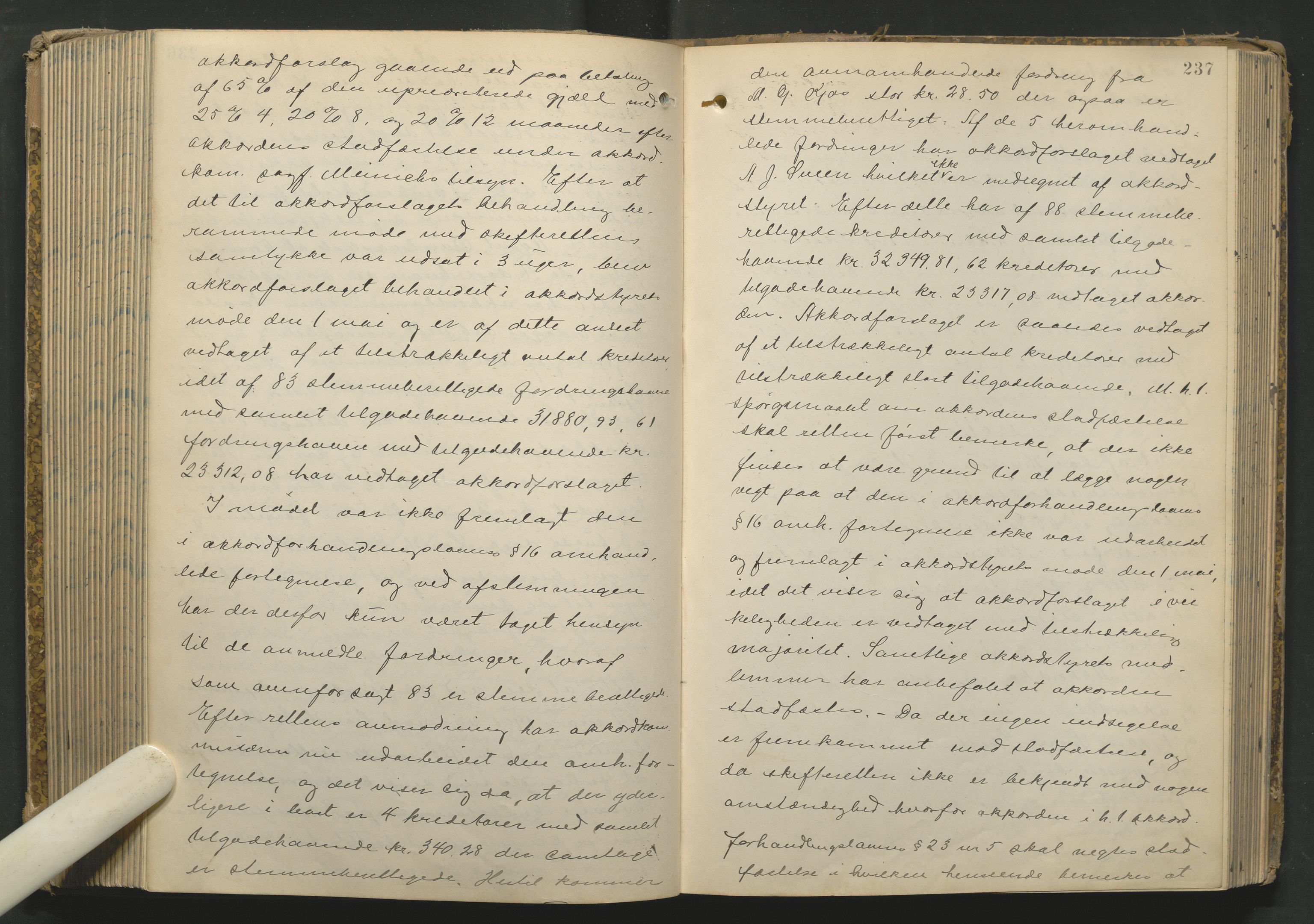 Hadeland og Land tingrett, AV/SAH-TING-010/J/Jc/L0005: Skifteforhandlingsprotokoll, 1893-1916, p. 236b-237a