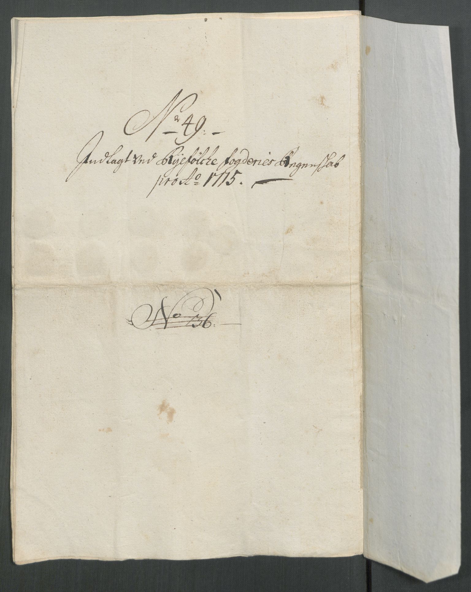 Rentekammeret inntil 1814, Reviderte regnskaper, Fogderegnskap, AV/RA-EA-4092/R47/L2868: Fogderegnskap Ryfylke, 1715, p. 309