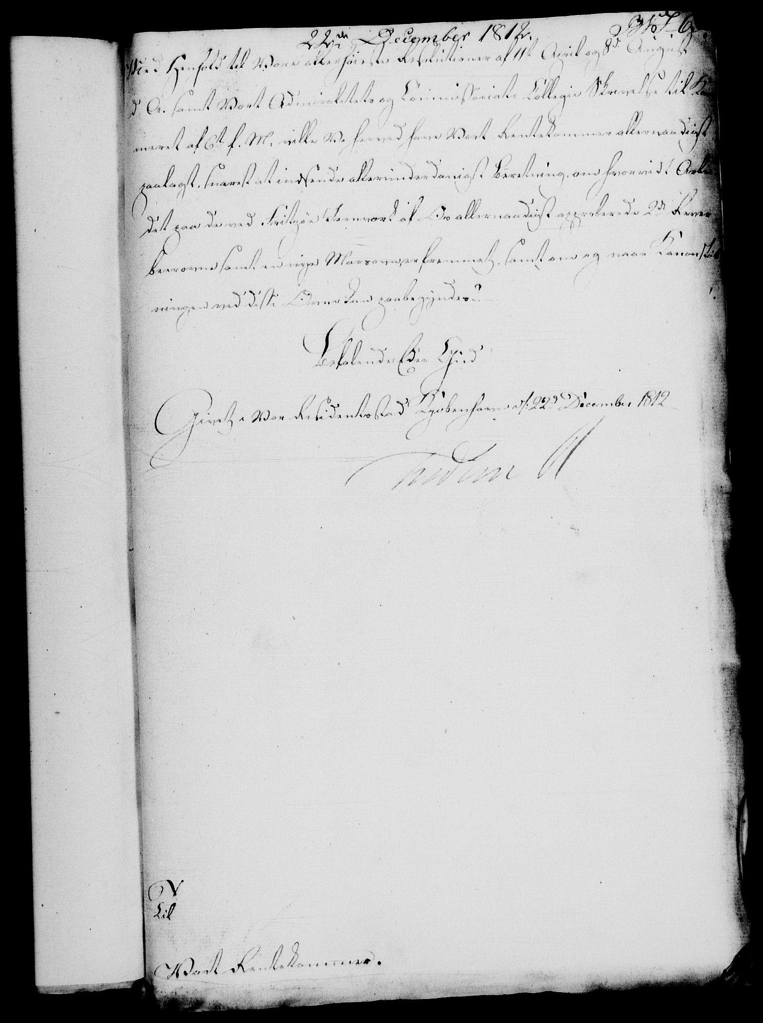 Rentekammeret, Renteskriverkontorene, AV/RA-EA-3115/M/Mf/Mfb/L0010: Relasjons- og resolusjonsprotokoll med register (merket RK 54.16), 1811-1812