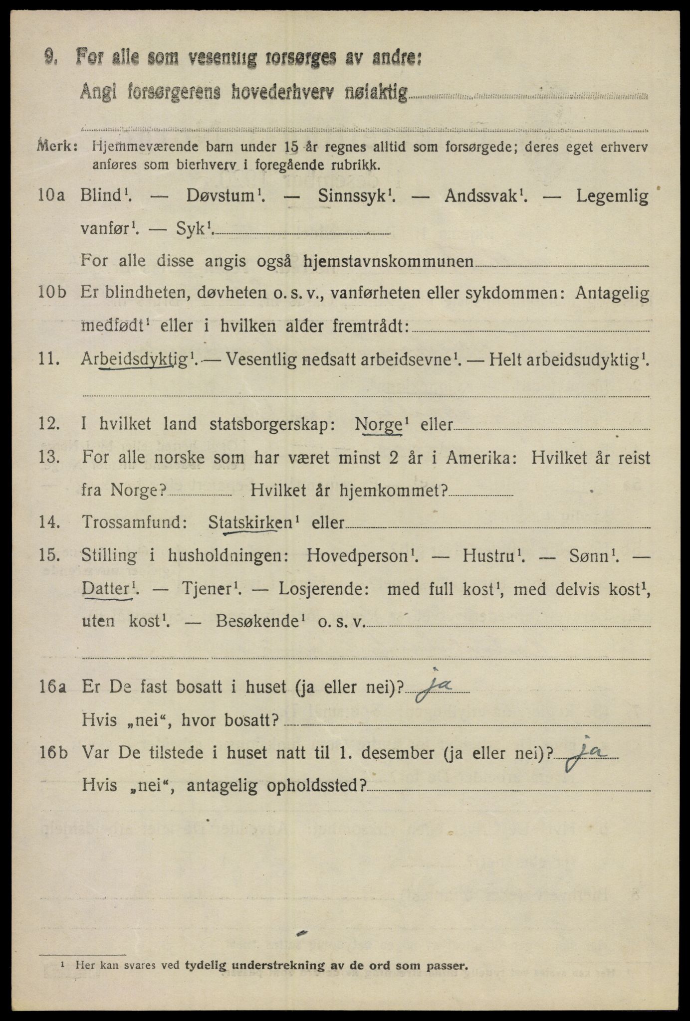 SAO, 1920 census for Lillestrøm, 1920, p. 4849