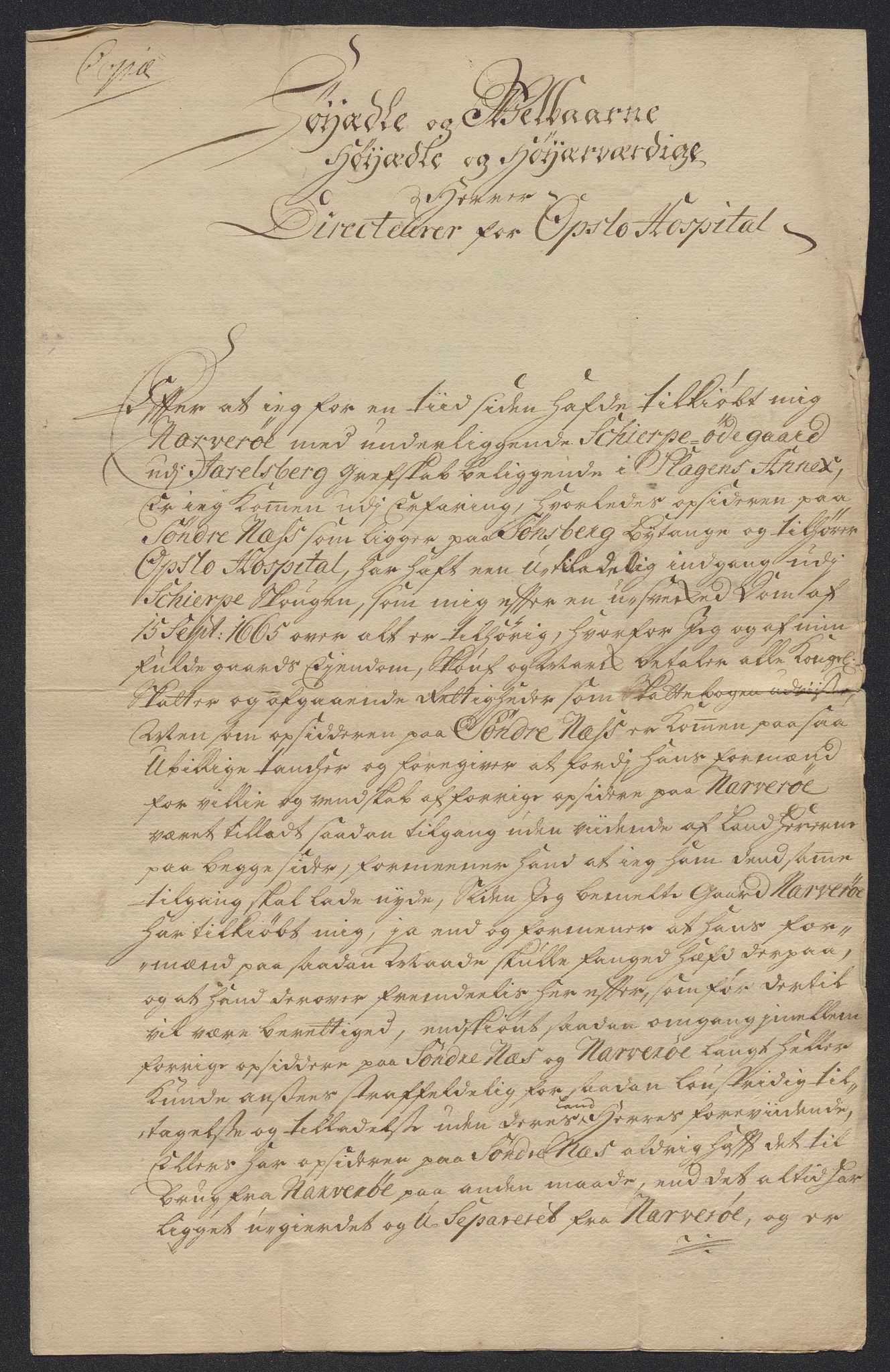 Oslo stiftsdireksjon, AV/SAO-A-11085/K/Kb/L0002/0013: Oslo Hospital / Hospitalsgods, 1690-1735, p. 16