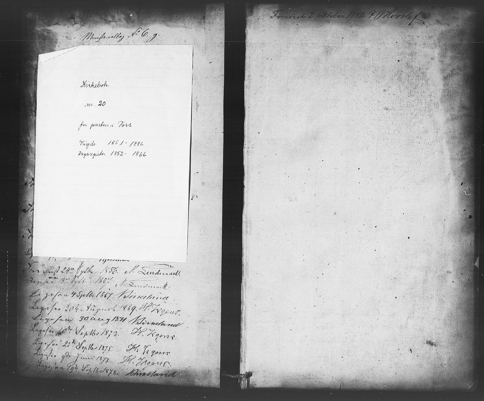 Voss sokneprestembete, SAB/A-79001/H/Haa: Parish register (official) no. A 19, 1851-1886