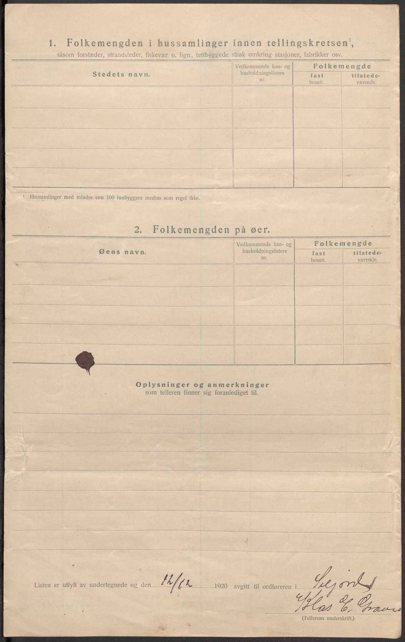 SAKO, 1920 census for Seljord, 1920, p. 26