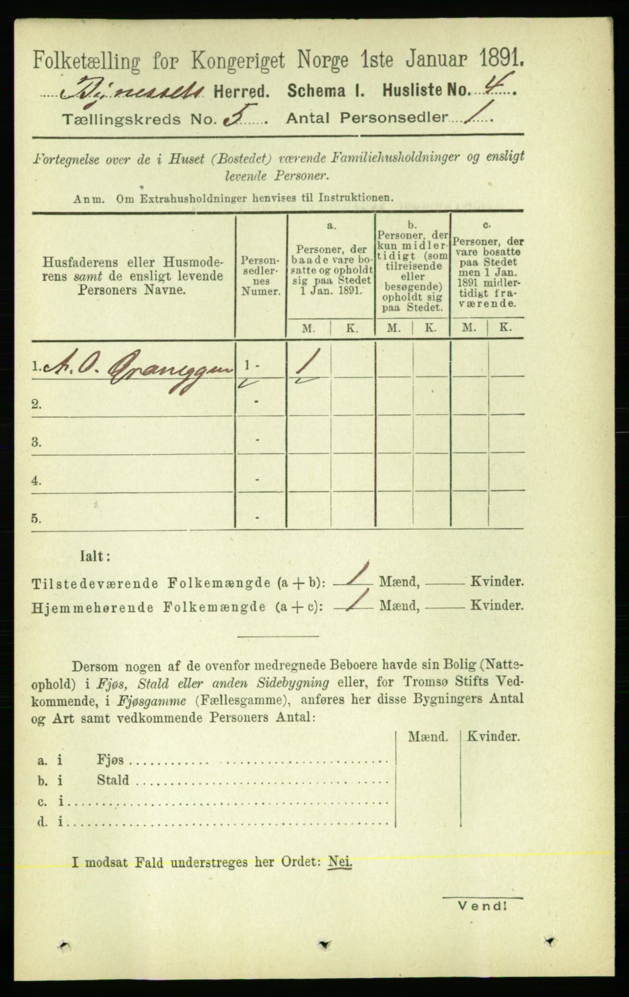 RA, 1891 census for 1655 Byneset, 1891, p. 1968