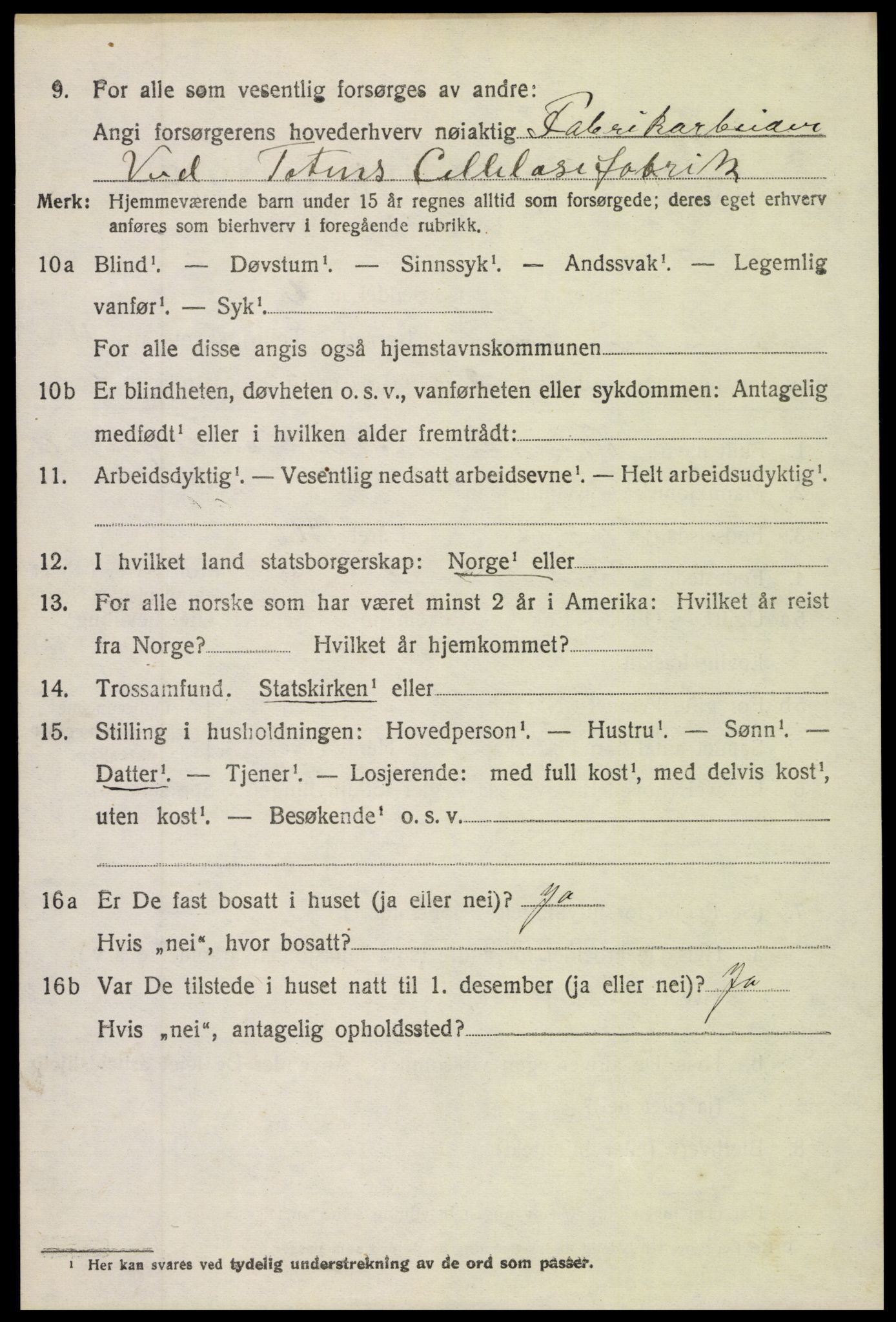 SAH, 1920 census for Søndre Land, 1920, p. 4964