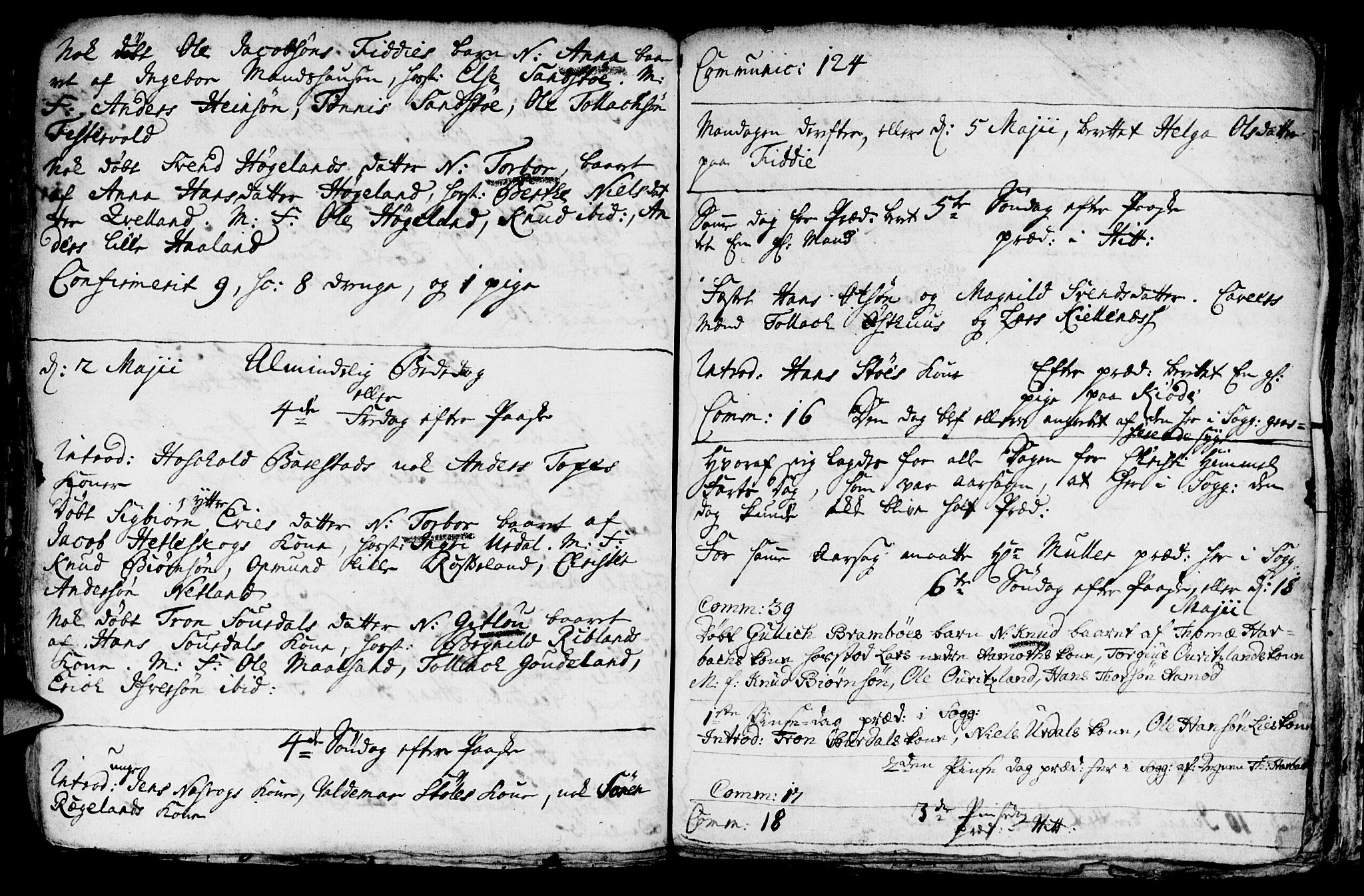 Sokndal sokneprestkontor, AV/SAST-A-101808: Parish register (official) no. A 1, 1729-1740