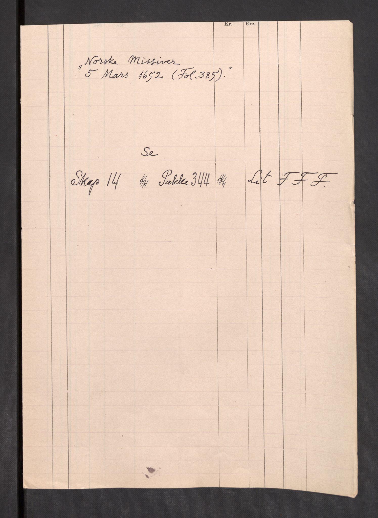 Danske Kanselli 1572-1799, AV/RA-EA-3023/F/Fc/Fcc/Fcca/L0013: Norske innlegg 1572-1799, 1649-1653, p. 153